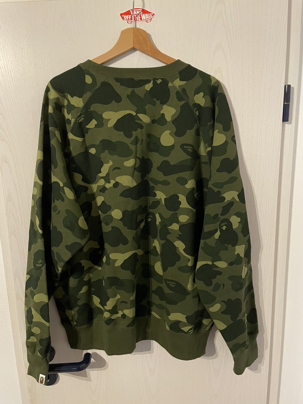 Bape Bape Green Camo Sweatshirt Crystal Stone XL Size US XL / EU 56 / 4 - 2 Thumbnail