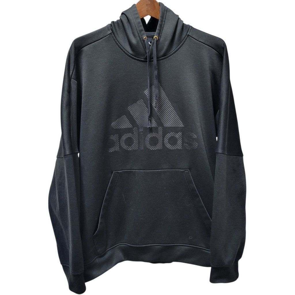 Adidas Adidas Men's Logo Long-Sleeves Pullover Hoodie Black Size XL Size US XL / EU 56 / 4 - 1 Thumbnail