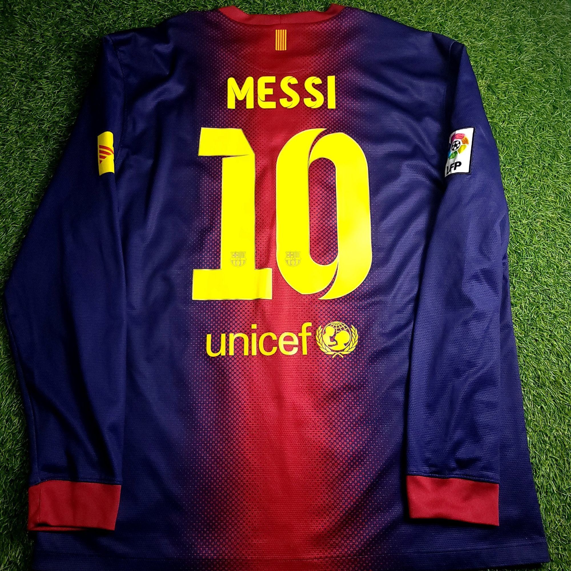 Nike Messi Barcelona 2012 2013 Long Sleeve Soccer Jersey XL Size US XL / EU 56 / 4 - 1 Thumbnail