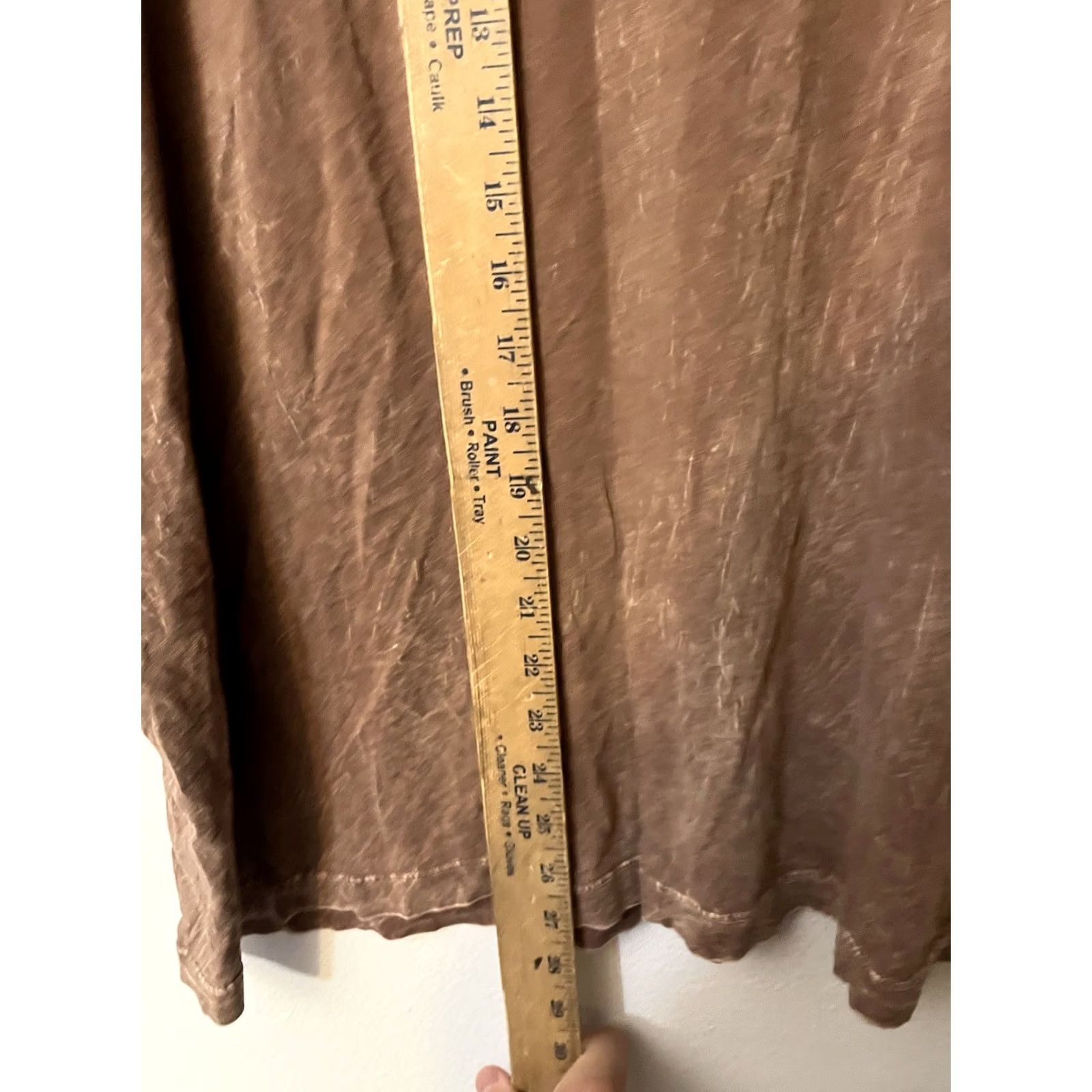 Vintage Papaya Brown Short Sleeve Shirt Large Free Spirit Graphic Top - Womens Size L / US 10 / IT 46 - 4 Thumbnail