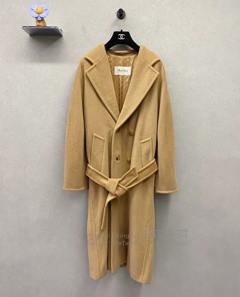 Max Mara Camel Double-breasted Coat
