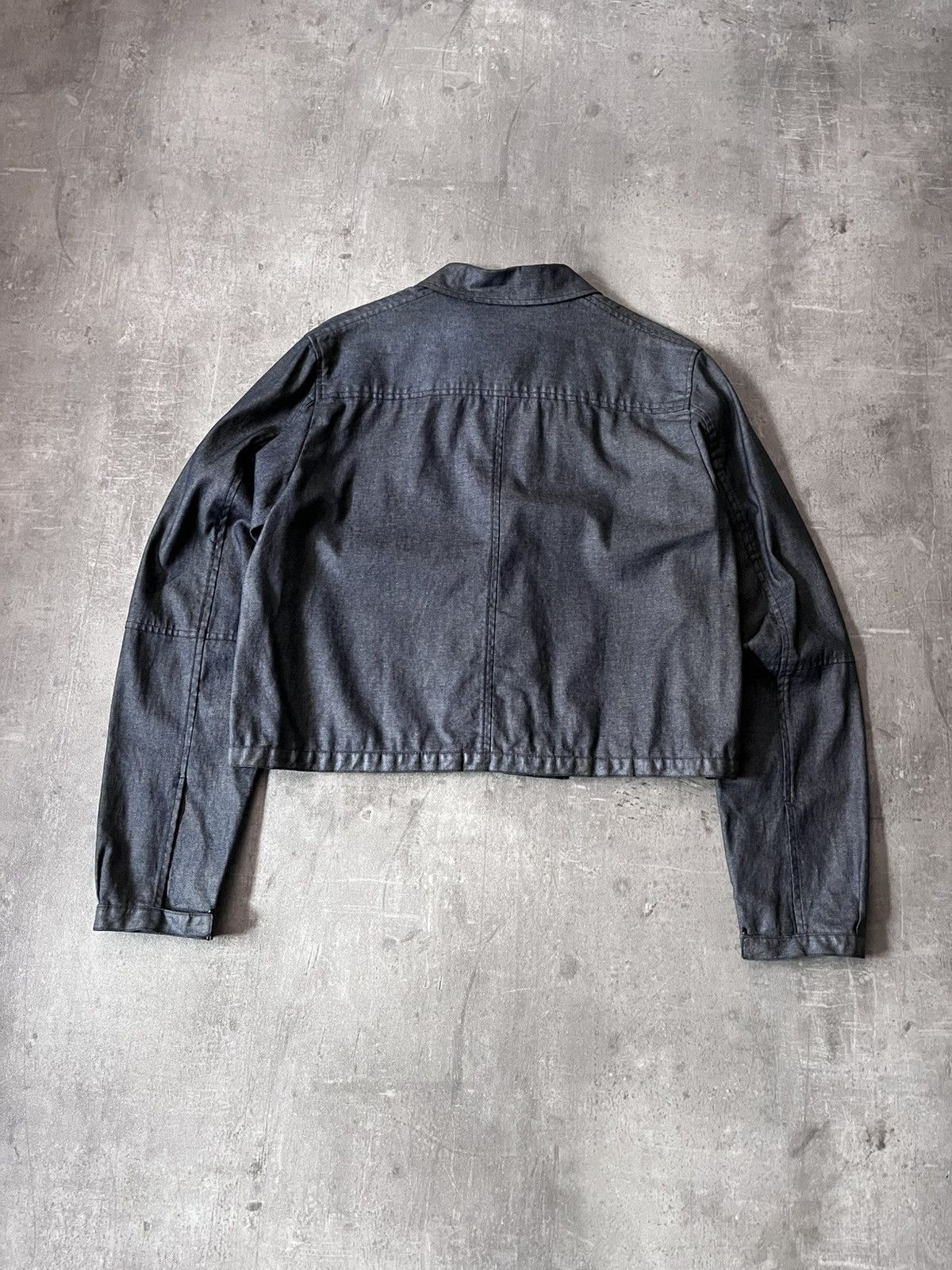 Carol Christian Poell Carol Christian Poell denim polyurethane waxed jacket 90s Size US M / EU 48-50 / 2 - 9 Thumbnail