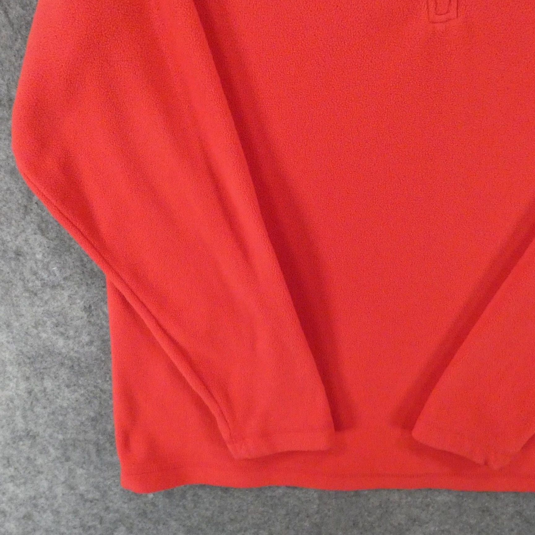Vintage Drake Mens Small Long Sleeve Red Fleece 1/4 Zip Pullover w Logo Size US S / EU 44-46 / 1 - 4 Thumbnail
