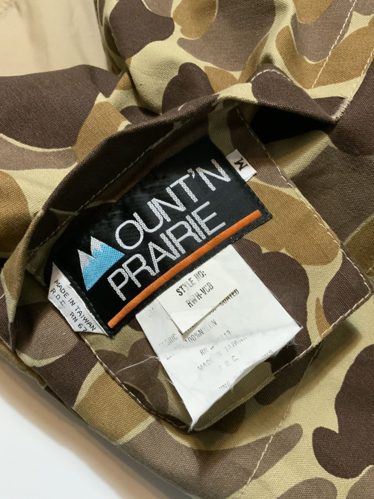 Vintage VTG 80s Out’N Praire Hunting Frogskin Reversible Vest Jacket Size US M / EU 48-50 / 2 - 5 Thumbnail