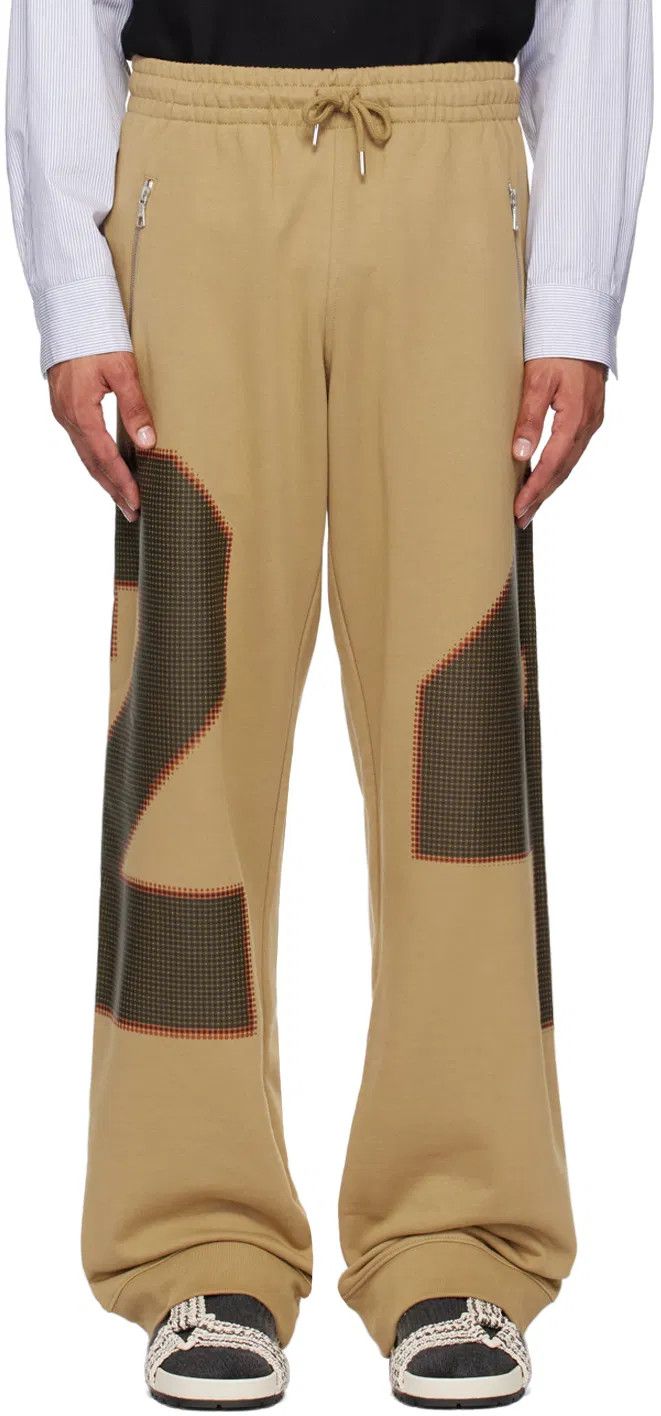Dries Van Noten o1h1sh11224 Loose Sweatpants in Beige Size US 30 / EU 46 - 4 Thumbnail