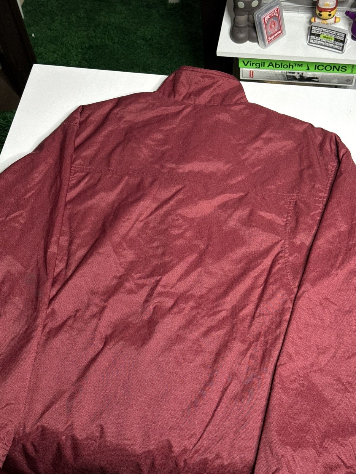 Nike VINTAGE Y2K Nike Heavy Stadium Jacket “Burgundy” [L] PREOWNE Size US L / EU 52-54 / 3 - 2 Thumbnail