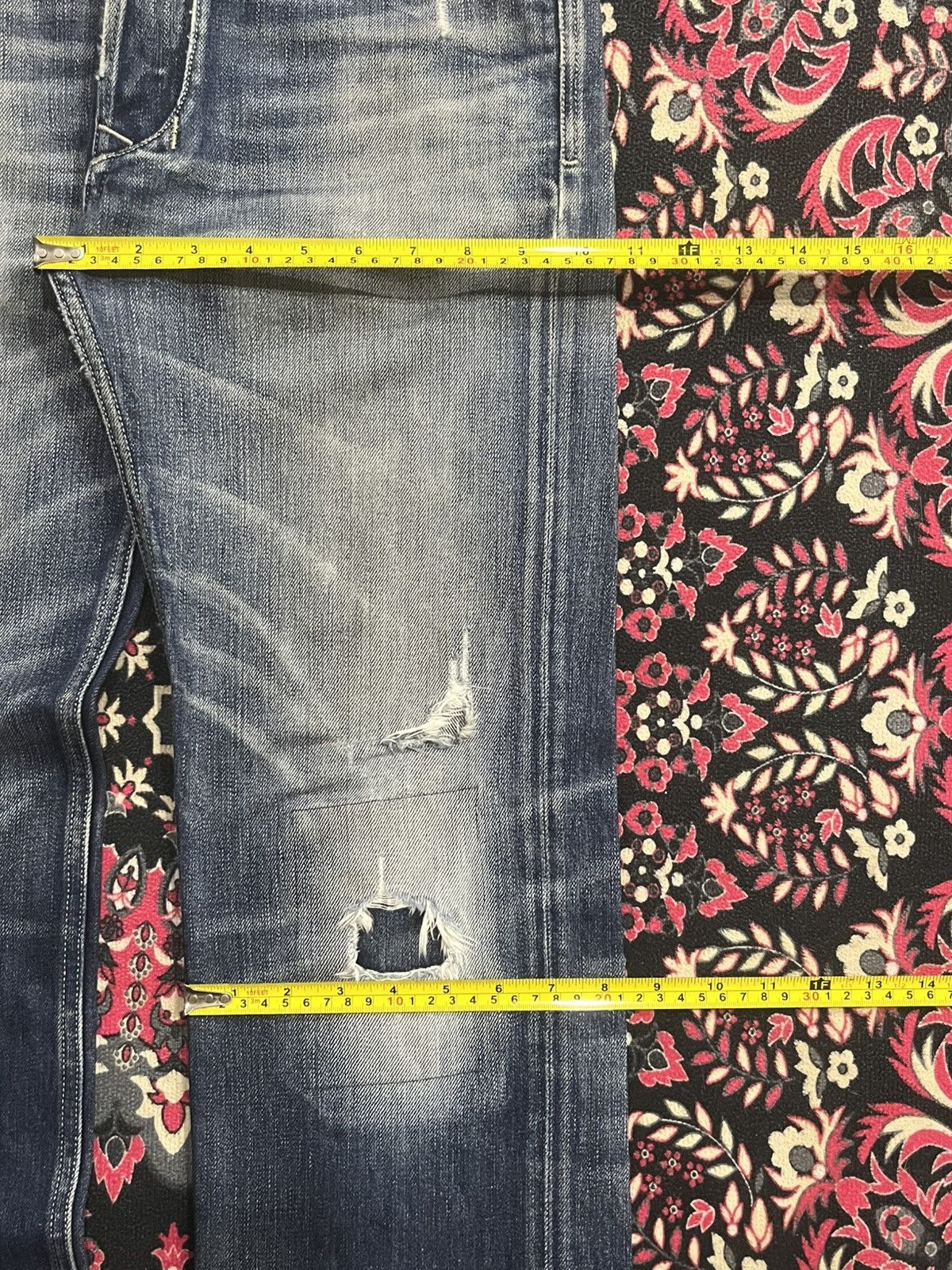 Diesel ⚡️Ripped⚡️Vintage Diesel Blue Eyecons 2010/2 Edition Blue Jean Size US 28 / EU 44 - 16 Thumbnail