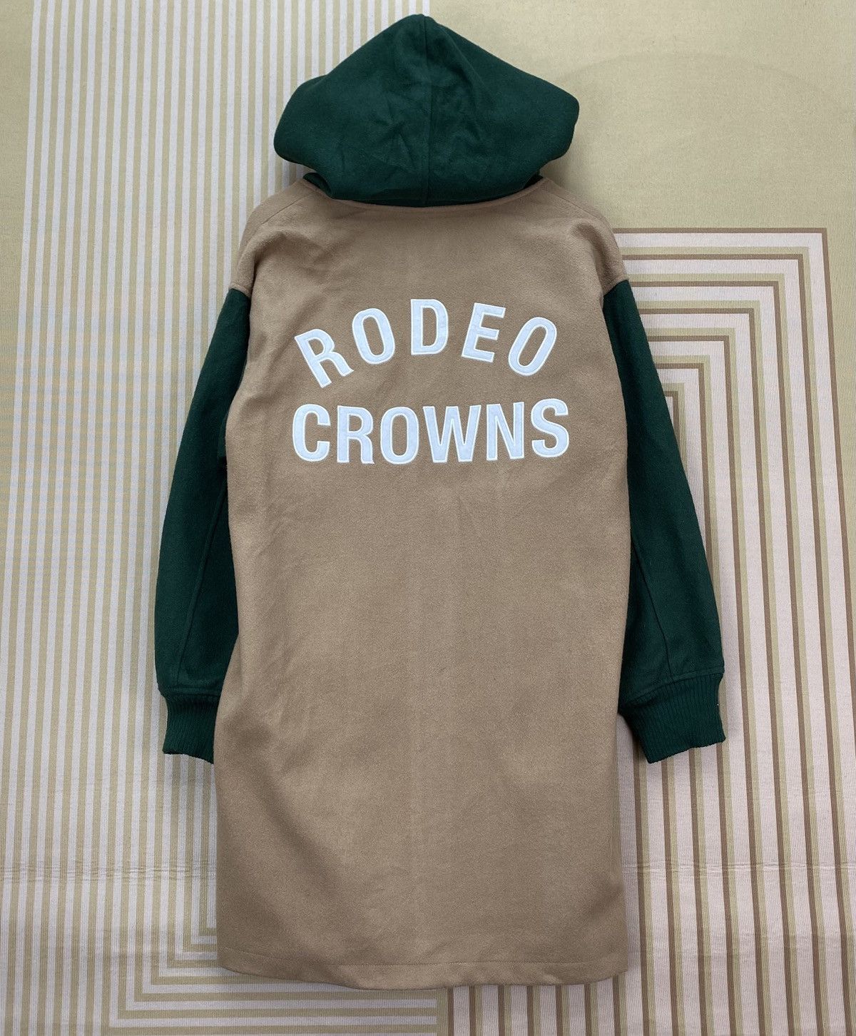 Hysteric Glamour 🫶Japanese Brand Rodeo Crown Two Tone Colour Hooded Long Coat Size US M / EU 48-50 / 2 - 2 Thumbnail