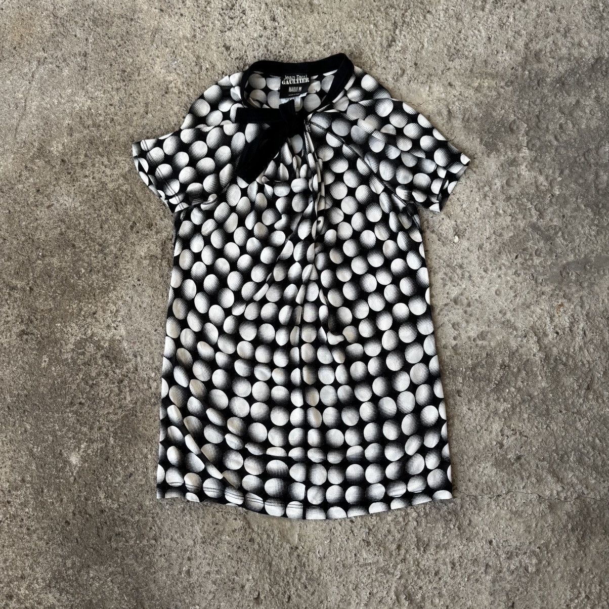 Jean Paul Gaultier Vintage Jean Paul Gaultier polka dot mesh top Size M / US 6-8 / IT 42-44 - 1 Thumbnail
