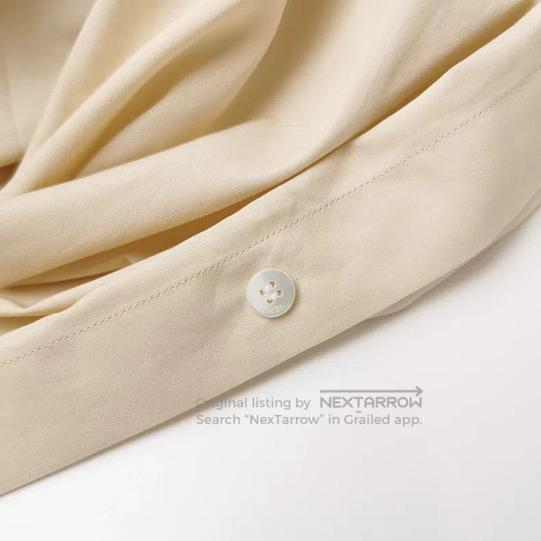 Fendi Fendi size 38 Cotton Solid Color Front Button Collar Long S Size US XXS / EU 40 - 3 Thumbnail
