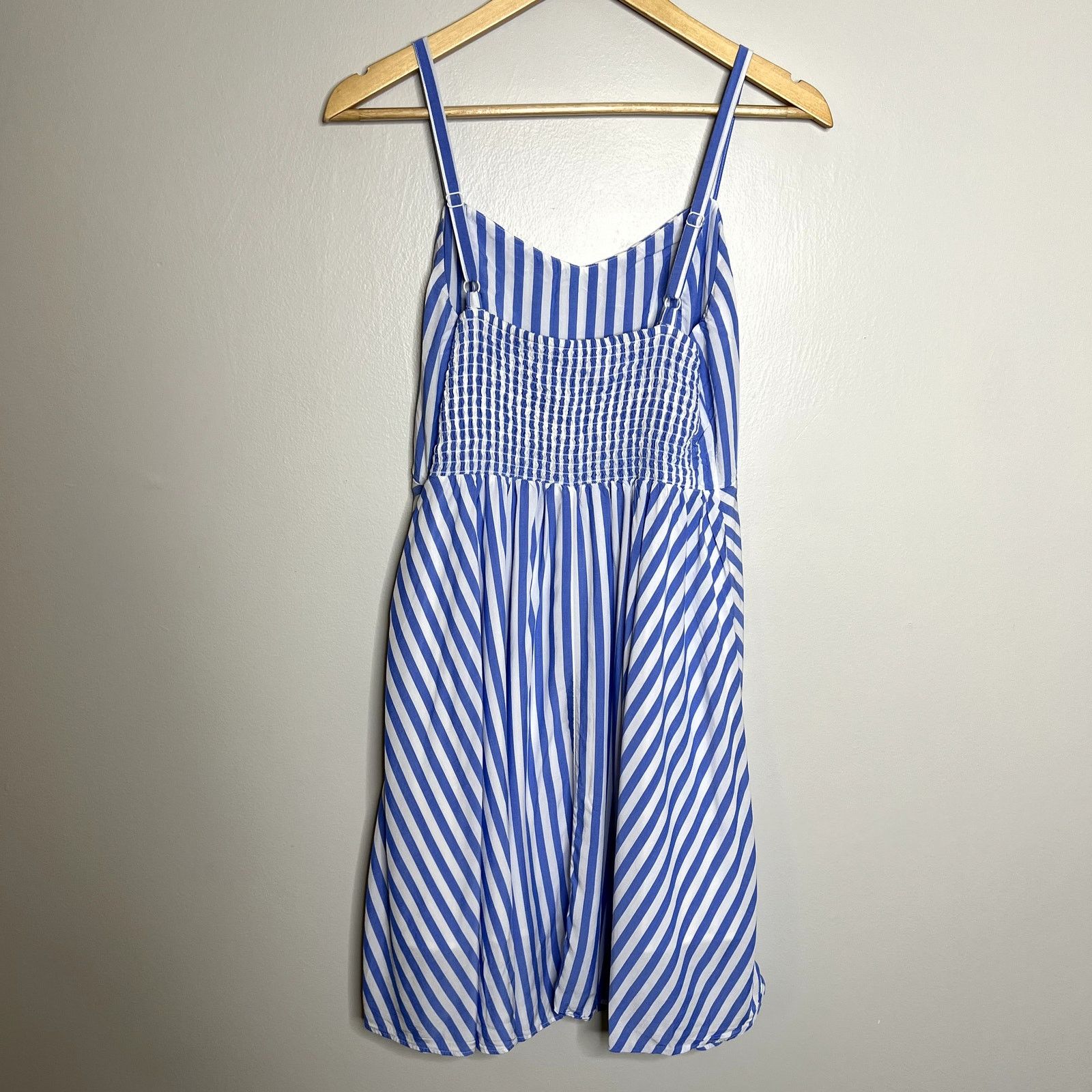Old Navy Old Navy Blue Striped Cami Dress Size M / US 6-8 / IT 42-44 - 5 Thumbnail