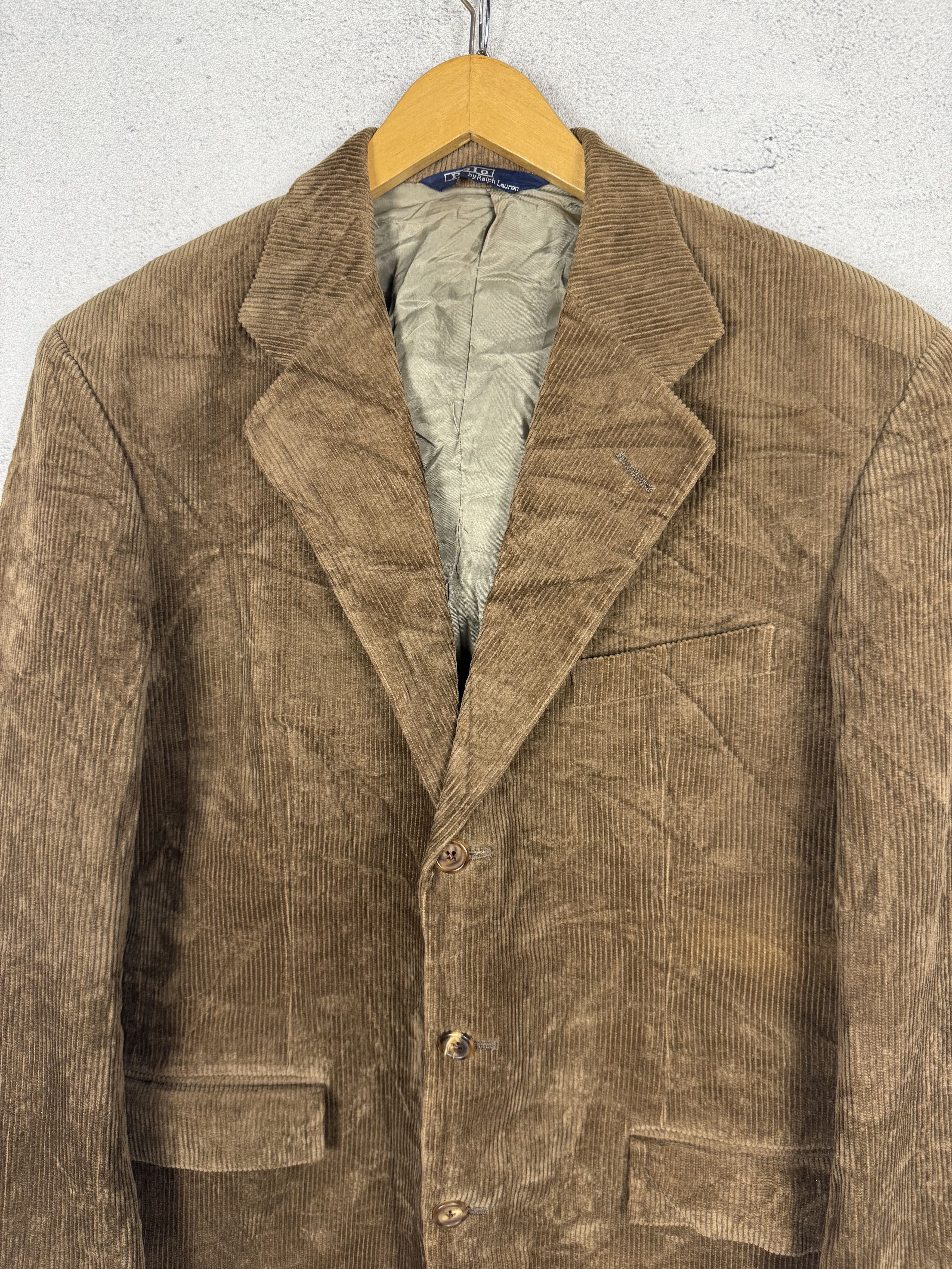 Polo Ralph Lauren Vintage Polo Ralph Lauren Corduroy Blazer Size 44R - 3 Thumbnail