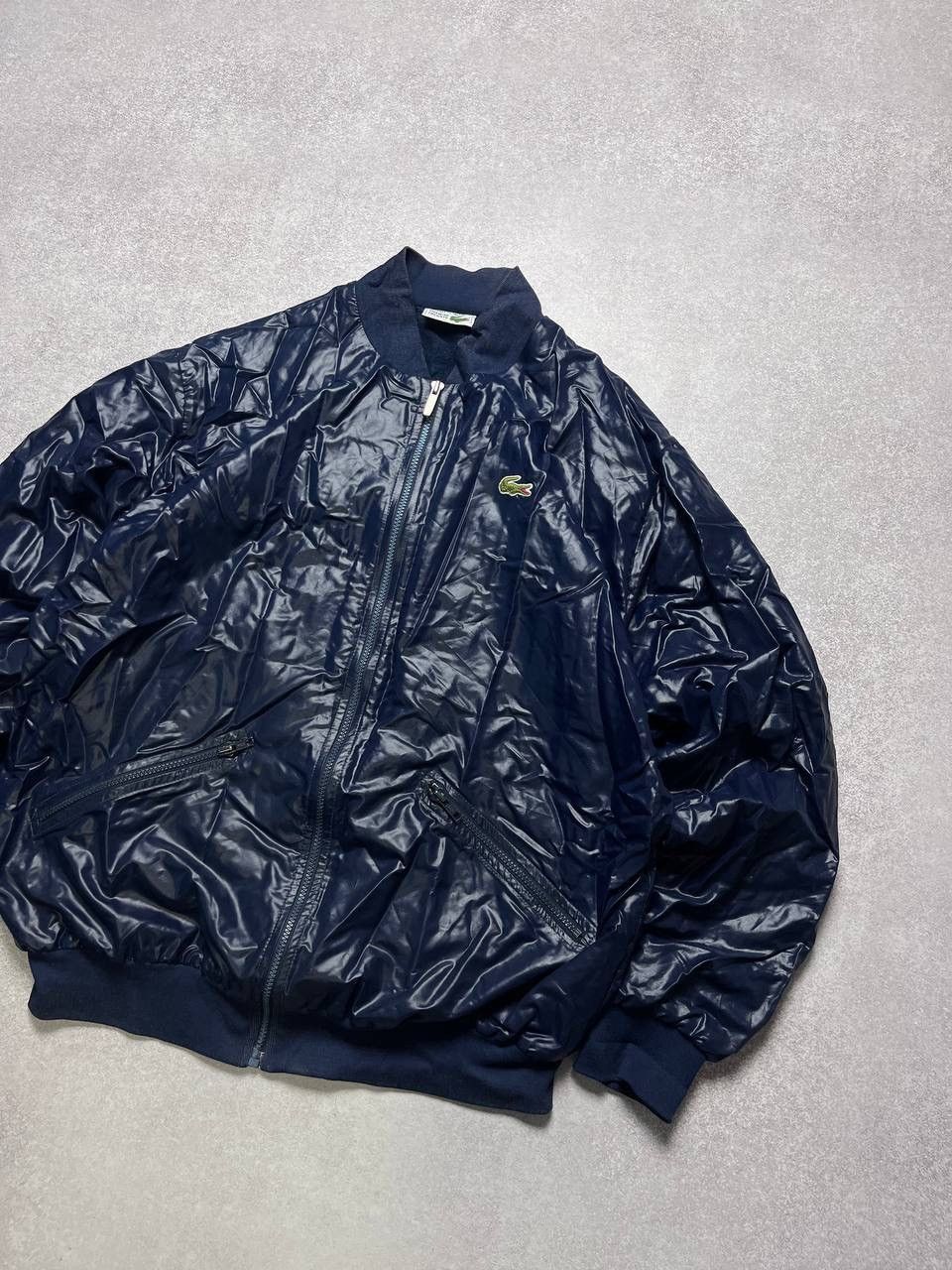 Vintage Lacoste Nylon Bomber Jacket Rare L
