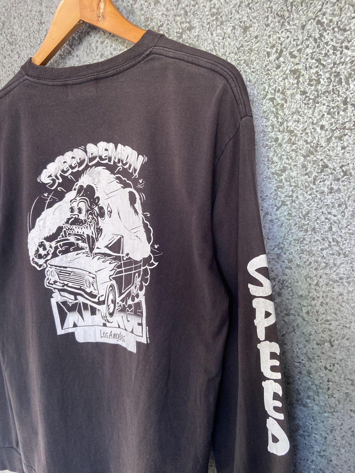 Demon 🔥 Vtg 90s Vintage X Large t shirt long sleeve speed demon Size US M / EU 48-50 / 2 - 3 Thumbnail