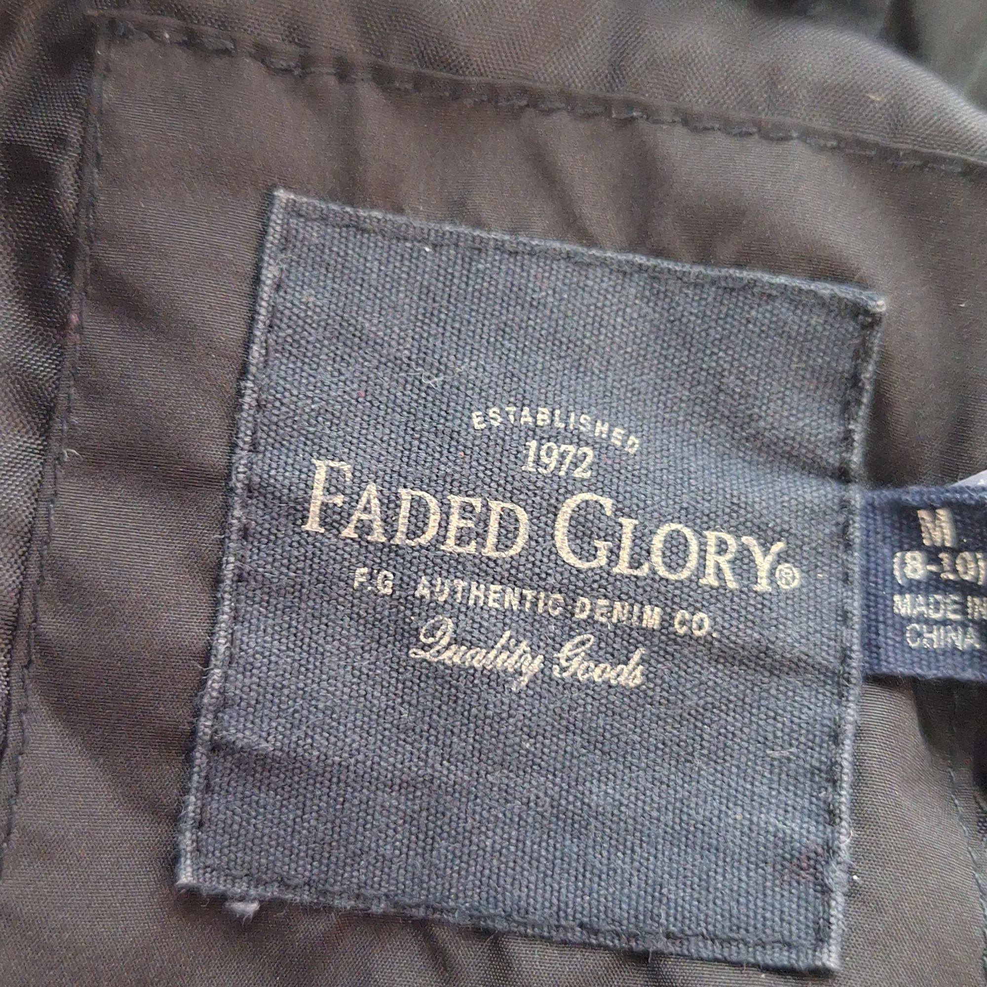 Faded Glory Faded Glory Puffer Jacket Medium 8-10 Black Full Zip Hooded Size M / US 6-8 / IT 42-44 - 4 Thumbnail