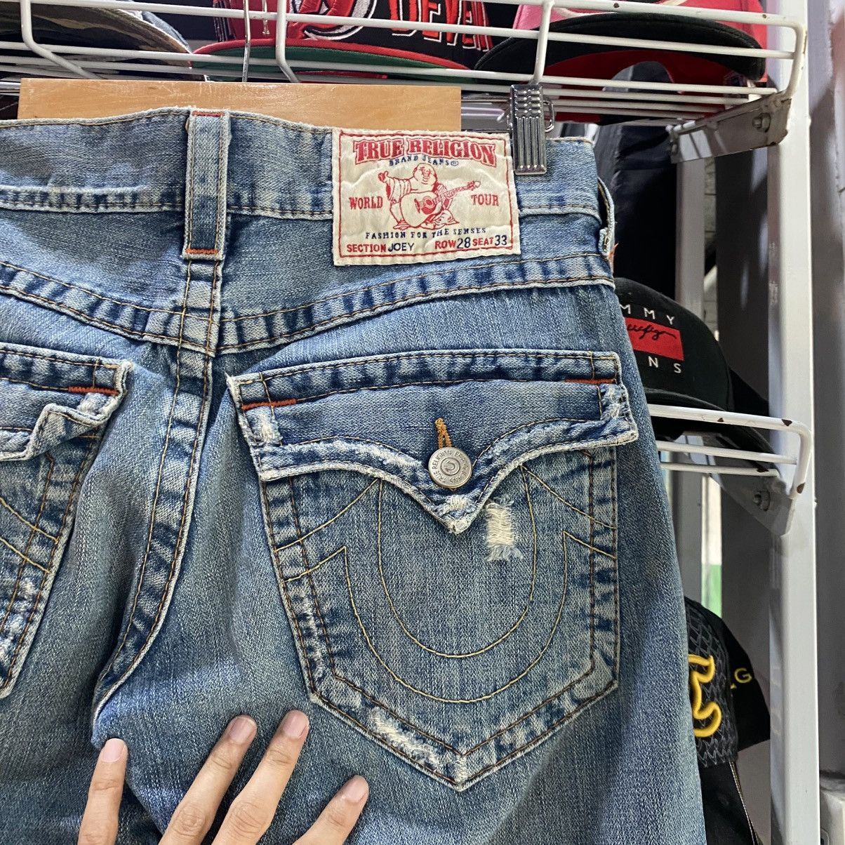 True Religion 2000s True Religion Joey Super Flared Jeans Size US 28 / EU 44 - 7 Thumbnail