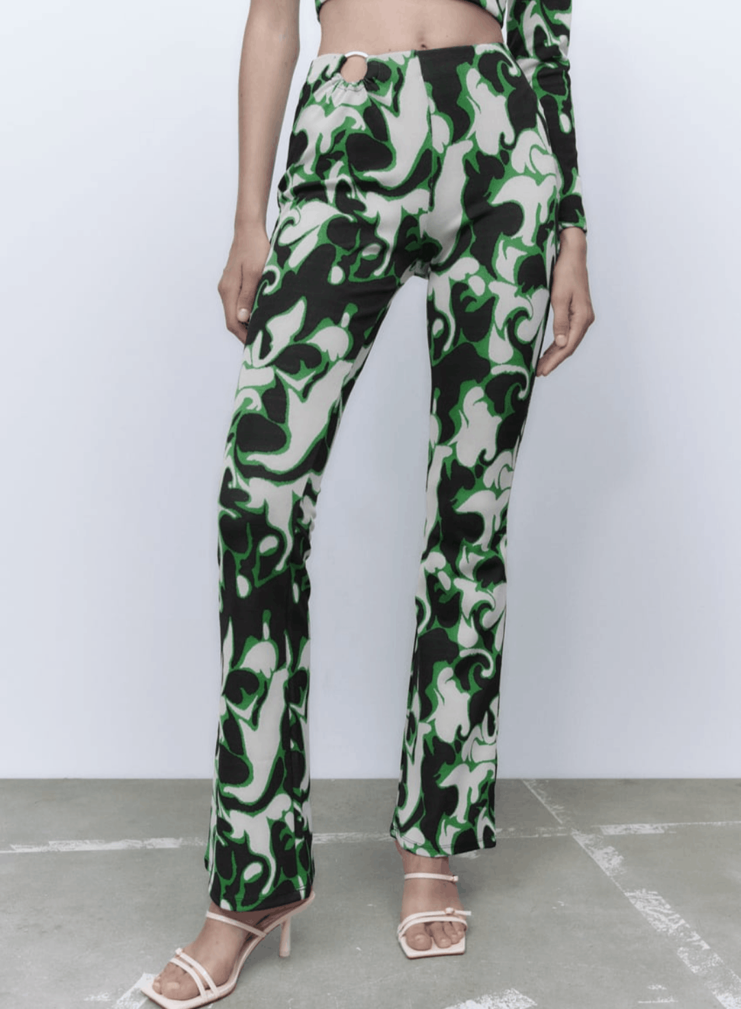 Zara Zara jacquard leggings Size 25" / US 0 / IT 36 - 2 Thumbnail