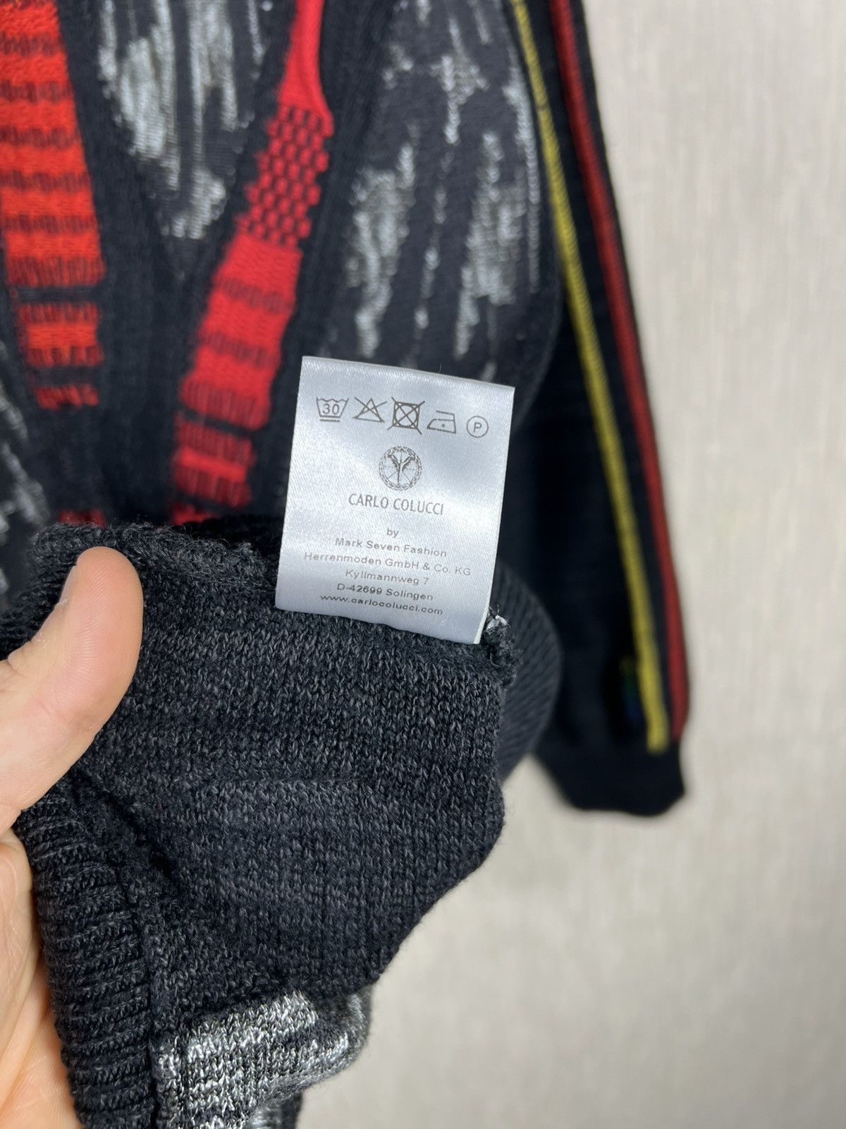Carlo Colucci Vintage Carlo Colucci coogi 3D patterned monogram sweater Size US XL / EU 56 / 4 - 13 Thumbnail