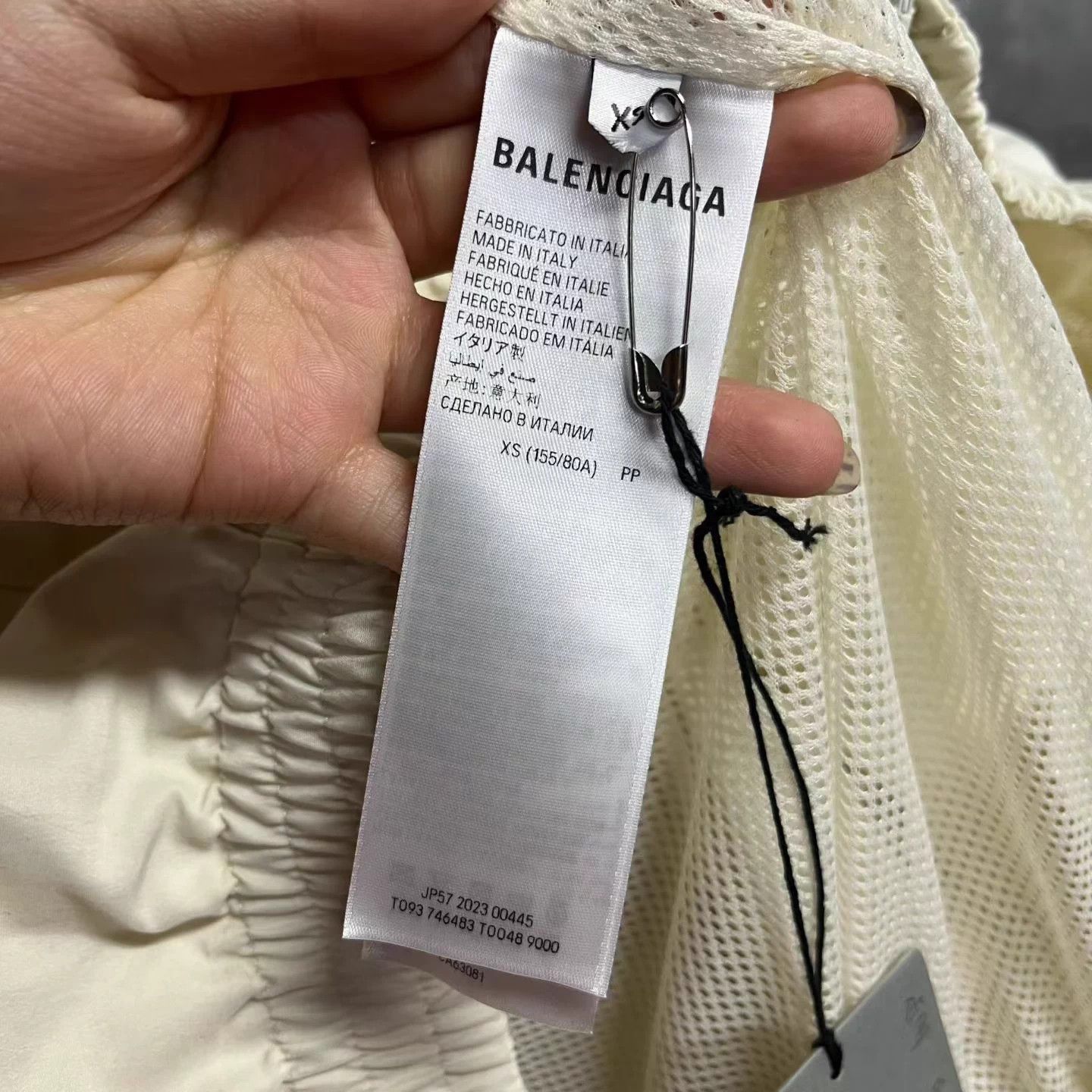 Balenciaga Balenciaga Colorblock Logo Stand Collar Jacket XS Size US XS / EU 42 / 0 - 4 Thumbnail