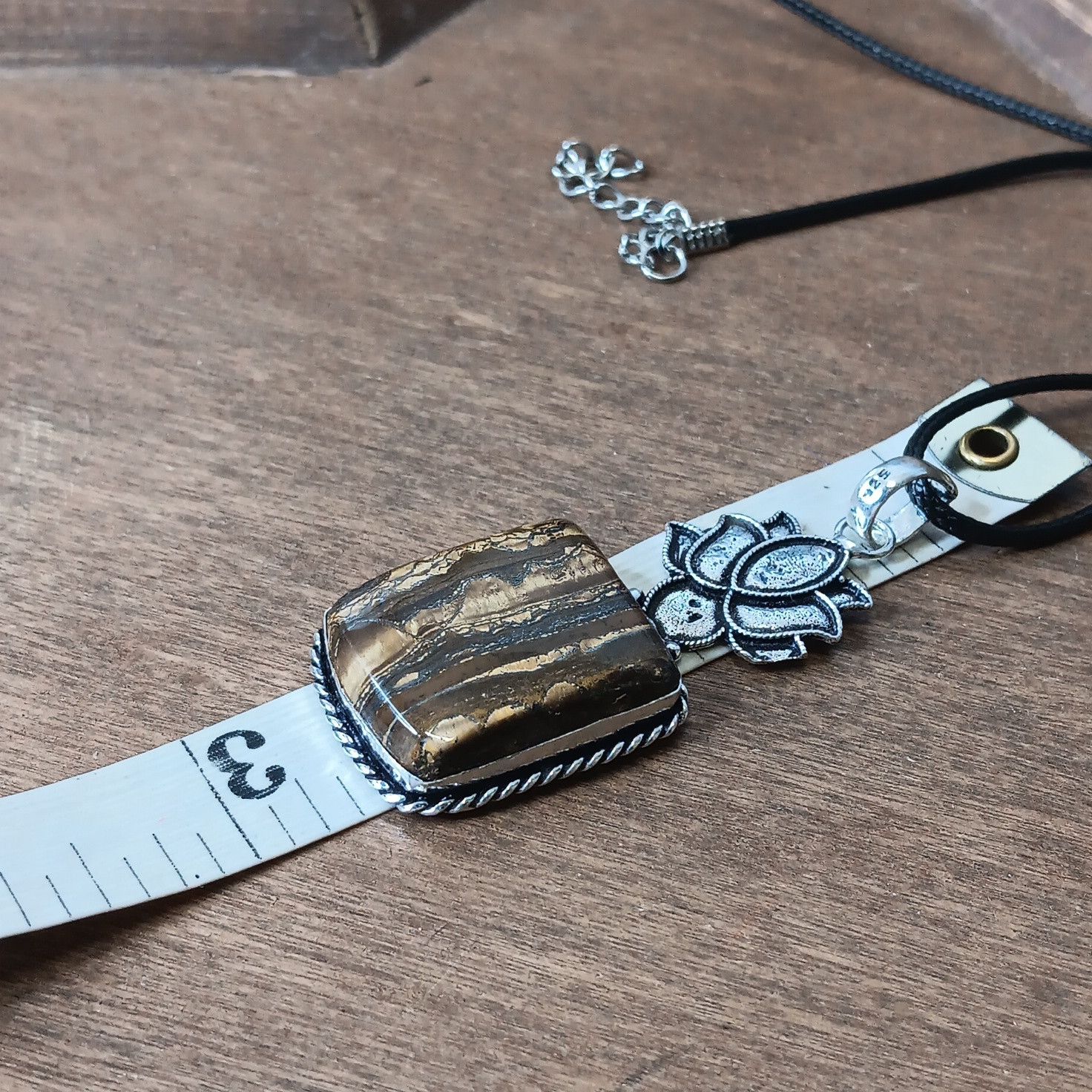 Other Tiger Eye gemstone pendant necklace Size ONE SIZE - 3 Thumbnail