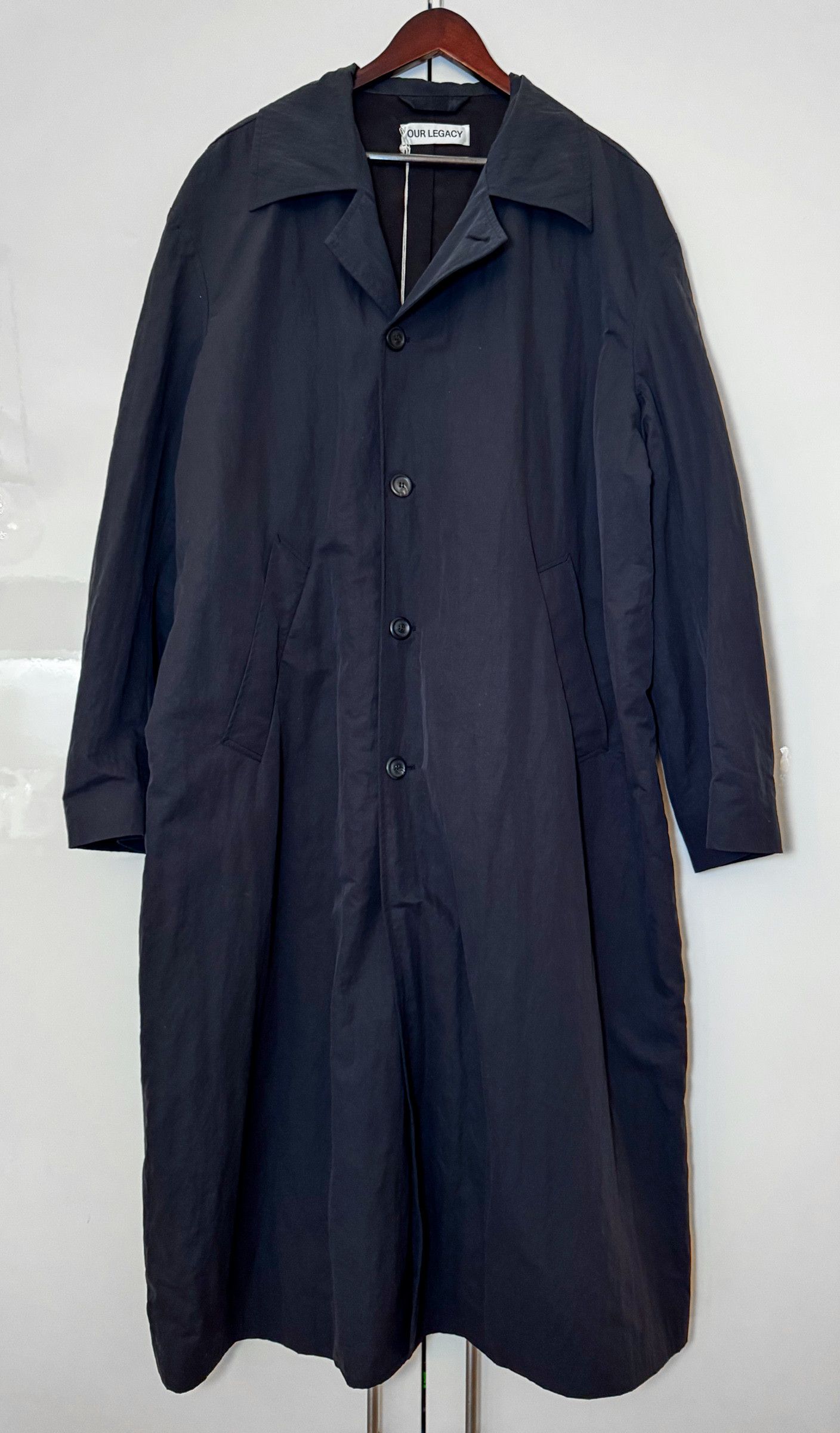 Our Legacy OUR LEGACY Navy Collapse Car Coat Sz 50 Size US M / EU 48-50 / 2 - 6 Thumbnail