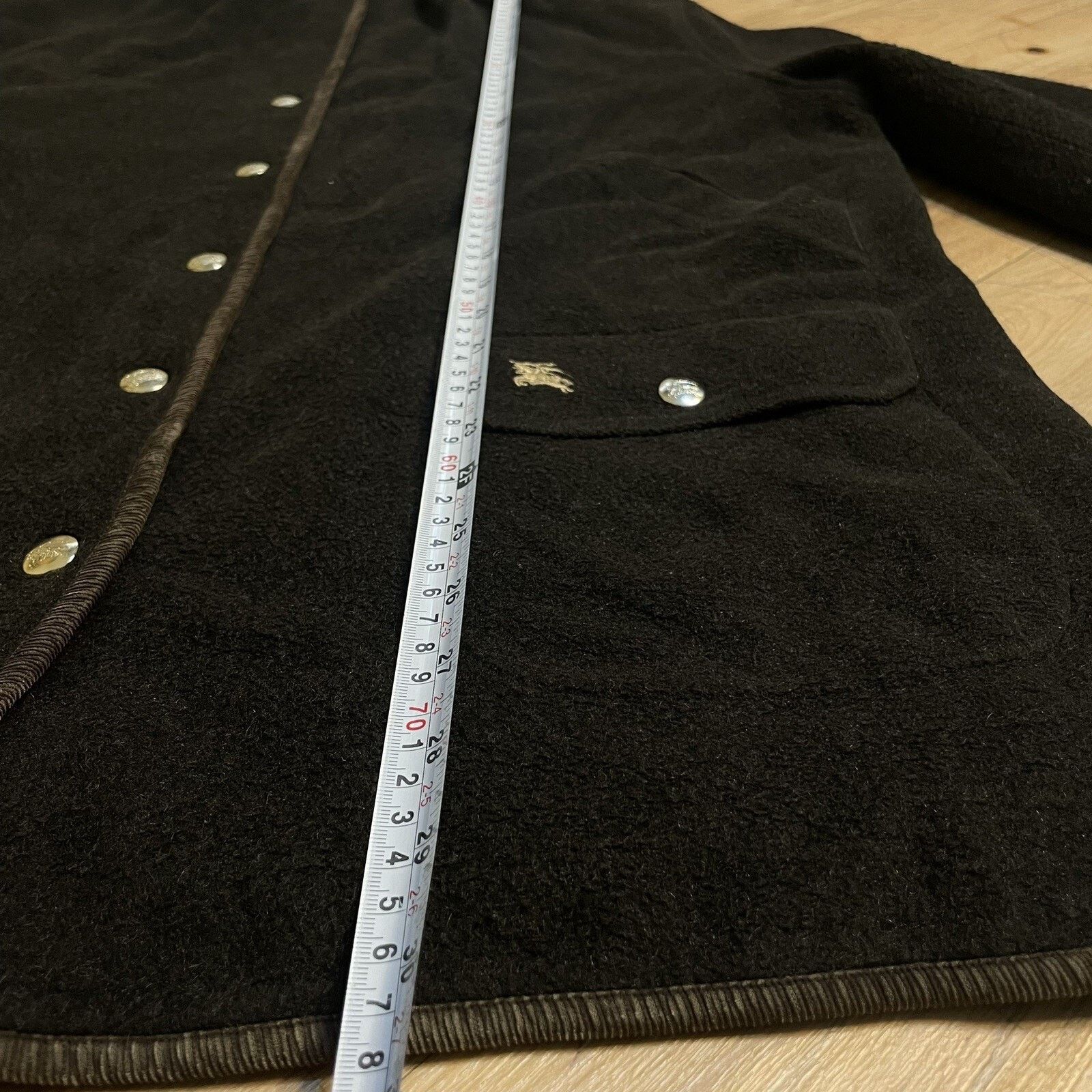 Burberry Vintage burberry coat jacket hooded wool nova check Women's Size L / US 10 / IT 46 - 19 Thumbnail