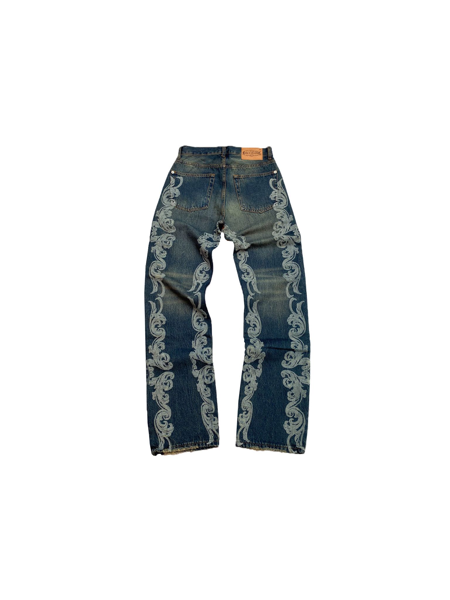Designer Western Tinted Jeans Size US 30 / EU 46 - 2 Thumbnail
