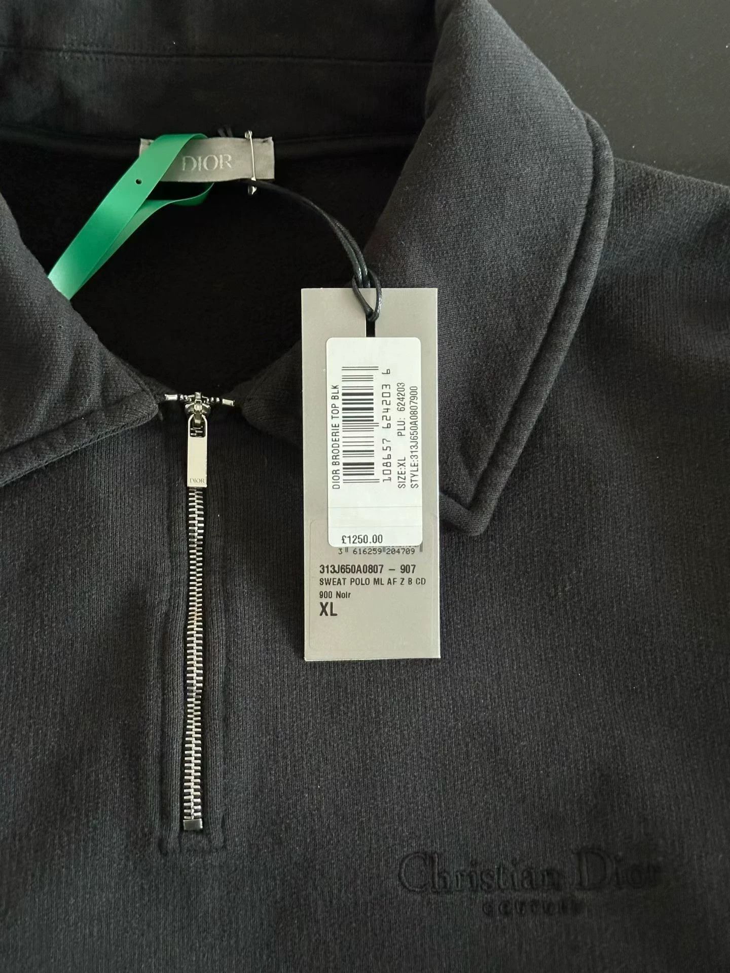 Dior Dior half-zip embroidered sweatshirt XL Size US XL / EU 56 / 4 - 3 Thumbnail