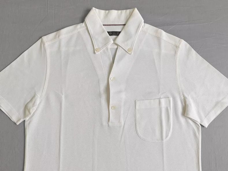 Loro Piana LORO PIANA Men's short-sleeved polo shirt Size S / US 4 / IT 40 - 2 Thumbnail