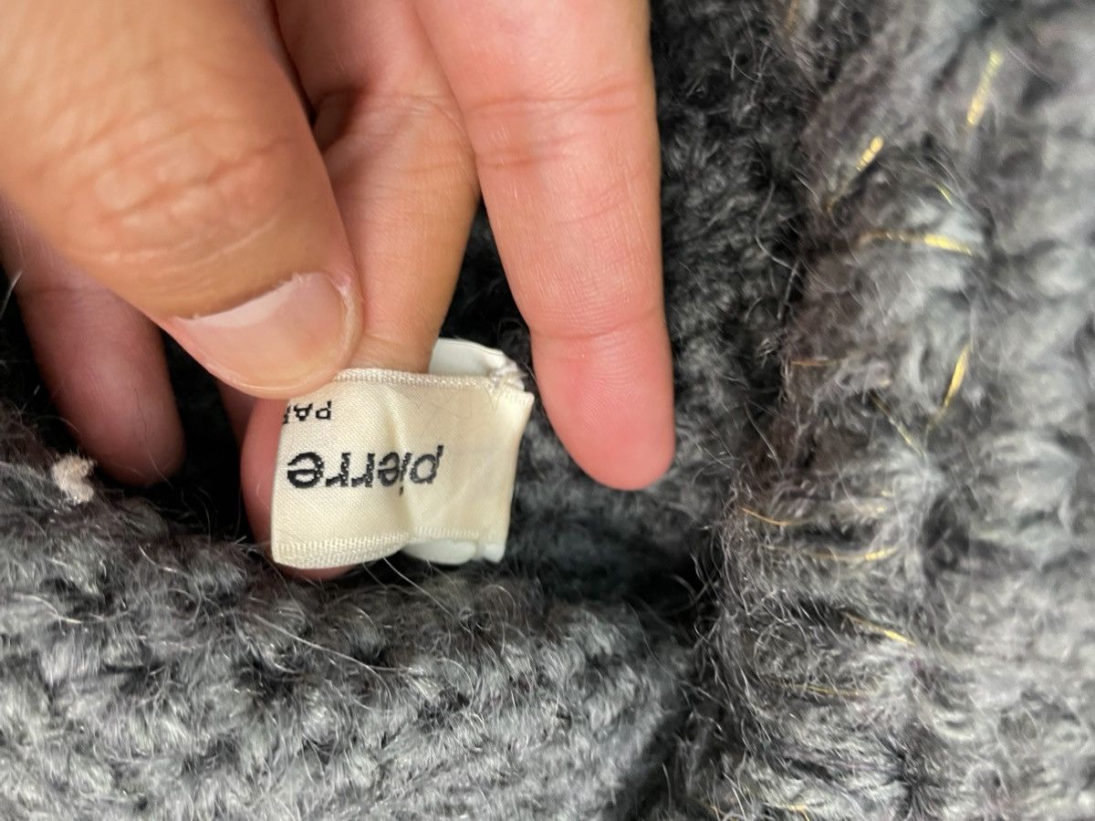 Pierre Cardin × Vintage Vintage 90s Pierre Cardin Paris Mohair Knitted Bucket Hat Size ONE SIZE - 4 Thumbnail