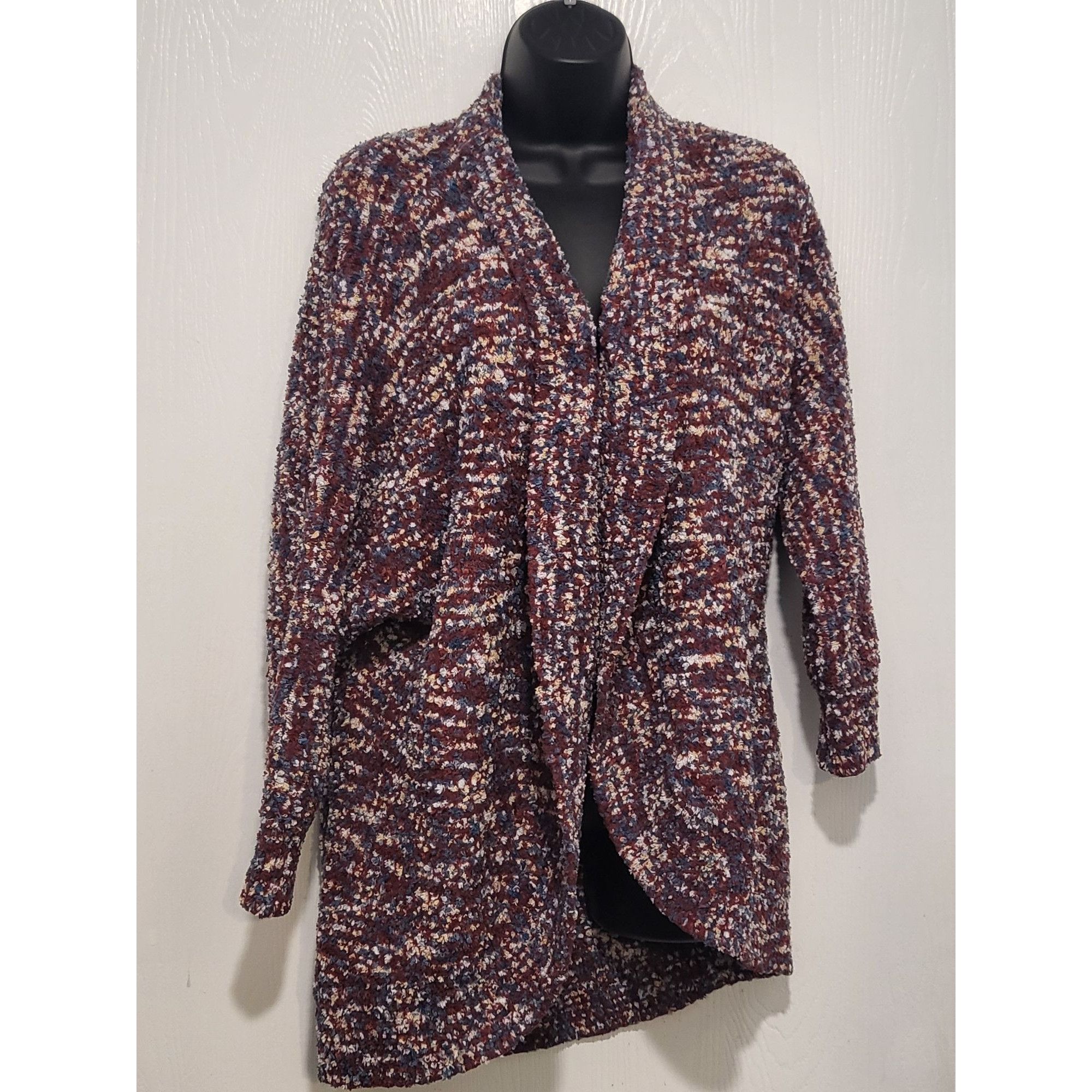 Torrid Torrid Multi Popcorn Cocoon Kimono Sweater Women Sz 2 Purple Size XS / US 0-2 / IT 36-38 - 1 Thumbnail