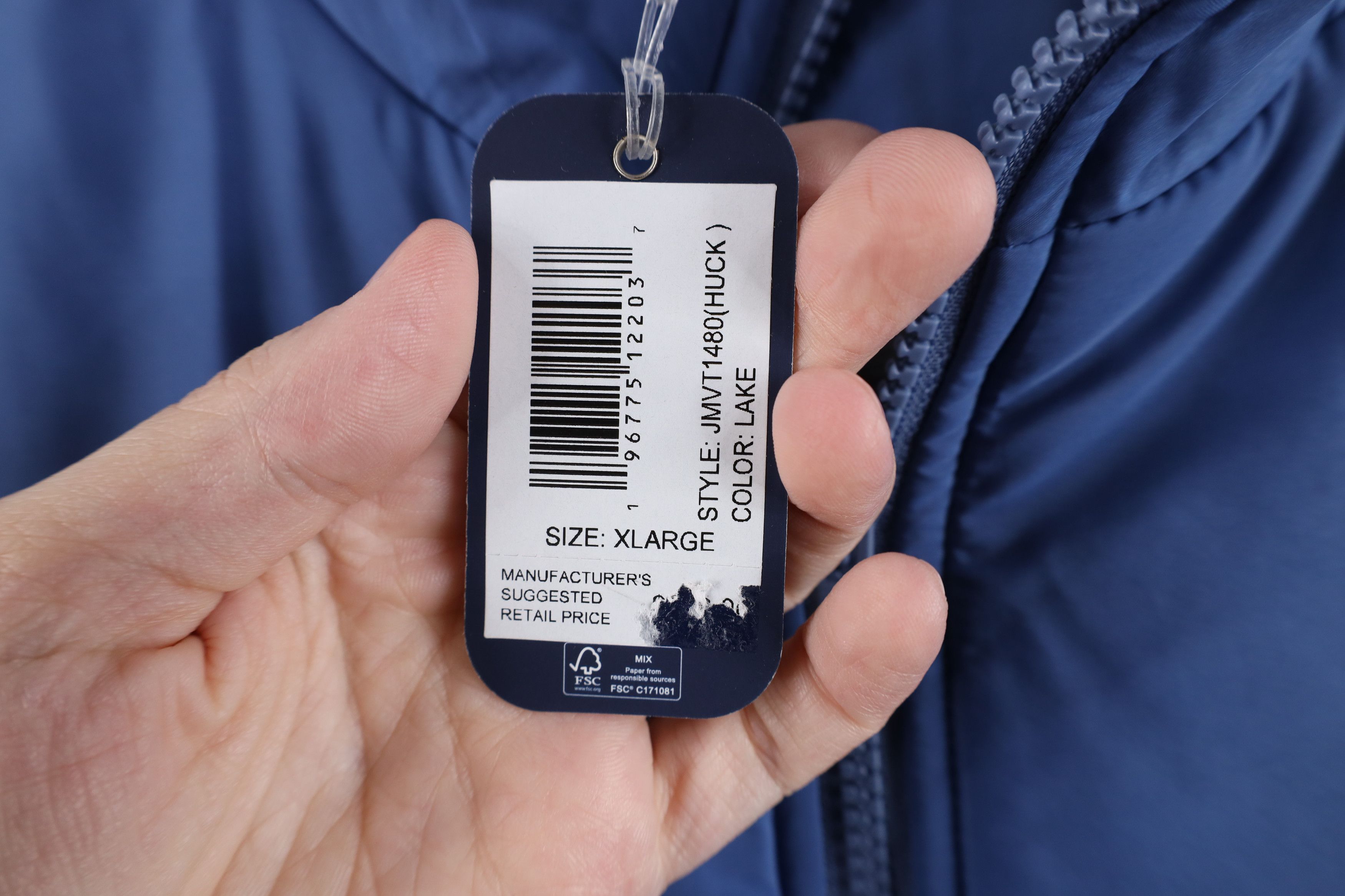 johnnie-O New Johnnie O Full Zip Golfing Puffer Vest Jacket Blue Size US XL / EU 56 / 4 - 7 Thumbnail
