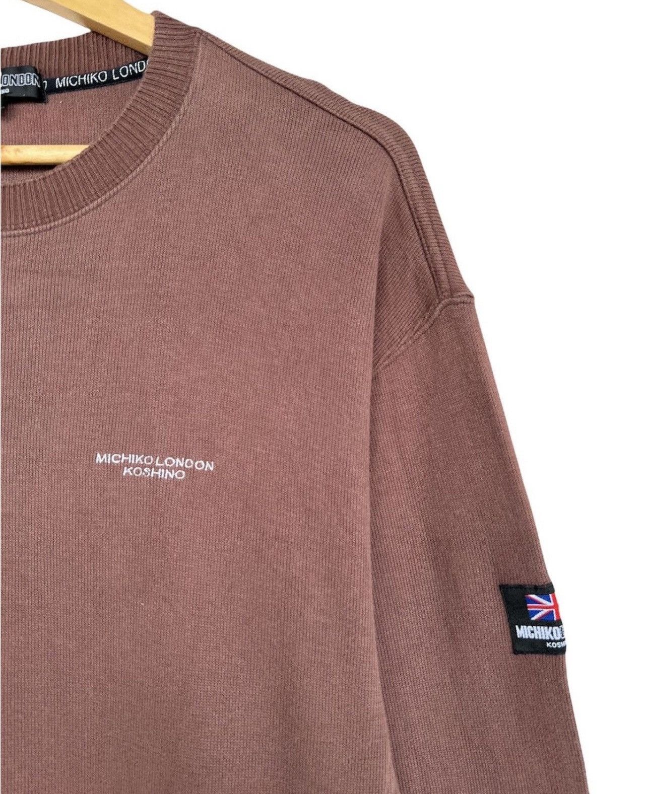Designer × Mr. Junko Michiko Koshino London Baggy Boxy Brown Sweatshirt Size US L / EU 52-54 / 3 - 4 Thumbnail