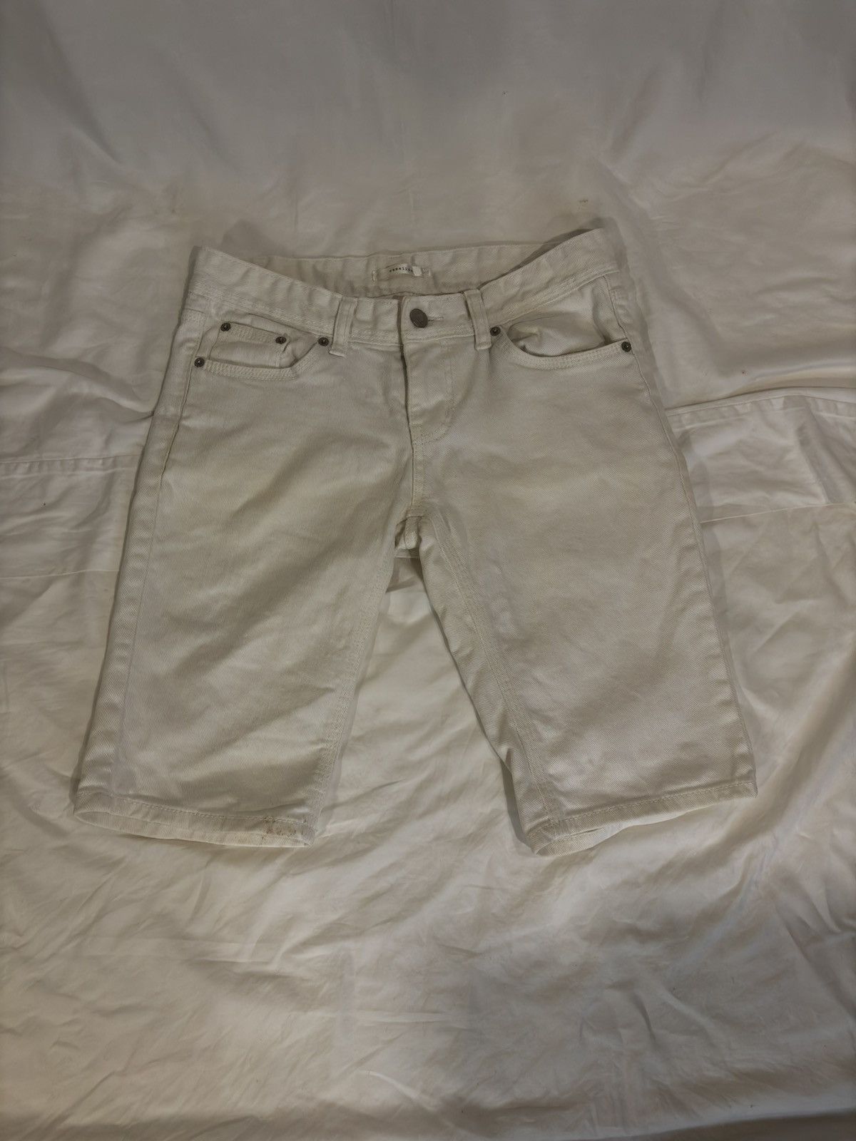 Other White denim Shorts.wp057 Size 28" / US 6 / IT 42 - 1 Thumbnail