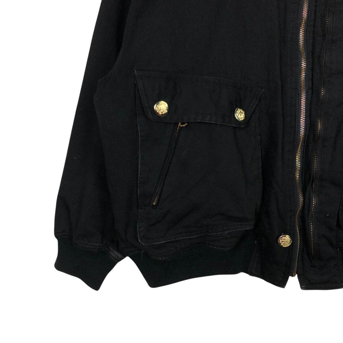 Japanese Brand VINTAGE REVERSIBLE BOMBER JACKET WILLS WOODBINS ISSEY MIYAKE Size US M / EU 48-50 / 2 - 6 Thumbnail