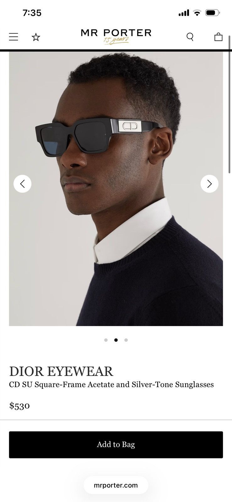 Dior Dior CD SU Sunglasses Size ONE SIZE - 7 Thumbnail