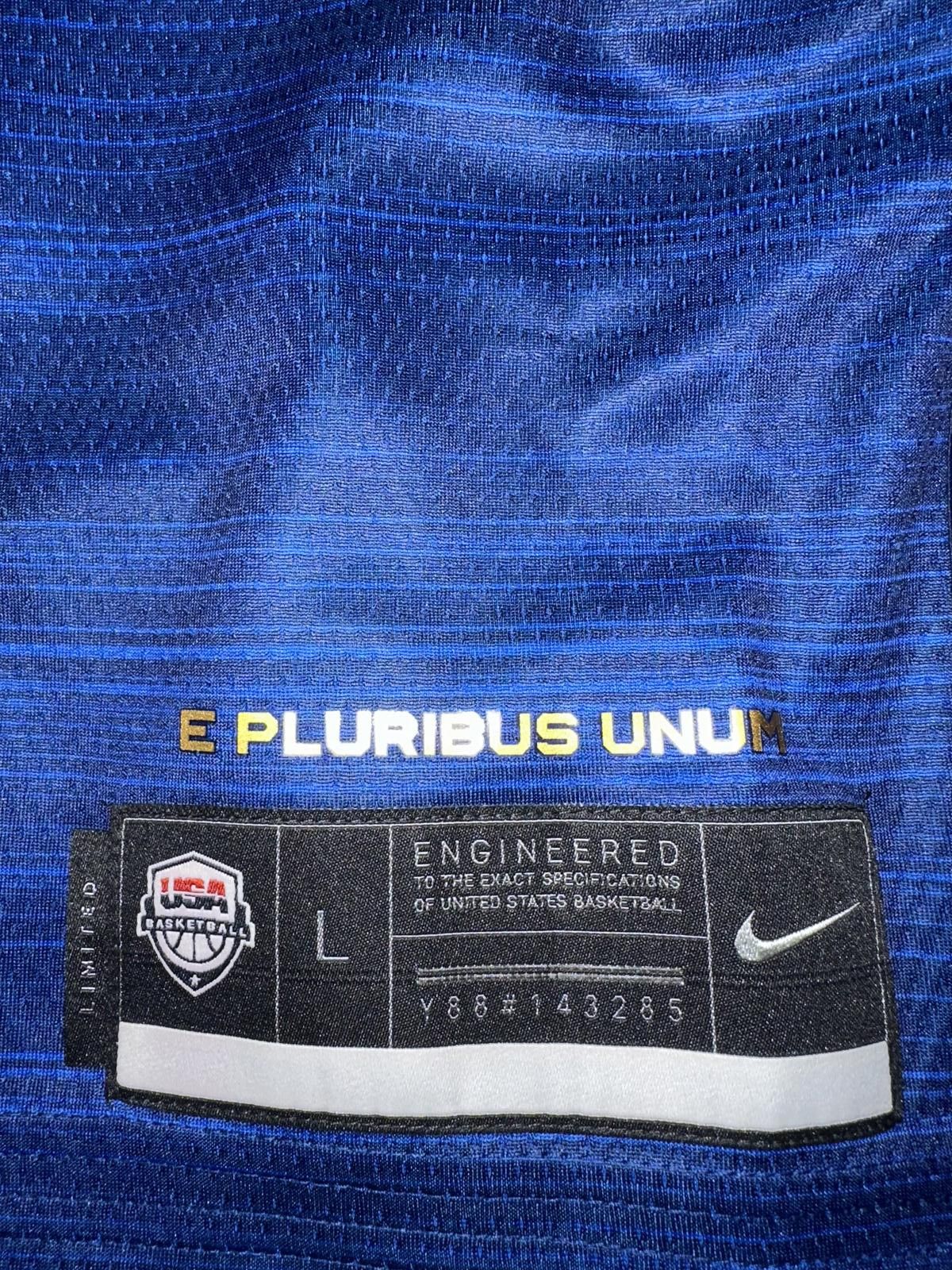 Nike Nike Men’s 2020 Team USA Limited Road Basketball Road Blue Jersey Size US L / EU 52-54 / 3 - 11 Thumbnail
