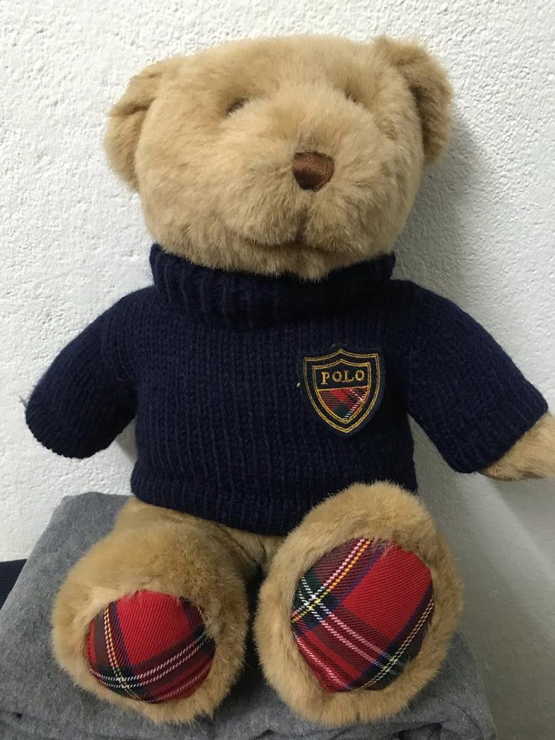 Polo Ralph Lauren POLO RALPH LAUREN 2008 STUFFED ANIMAL PLUSH THE BEAR VINTAGE Size ONE SIZE - 1 Thumbnail