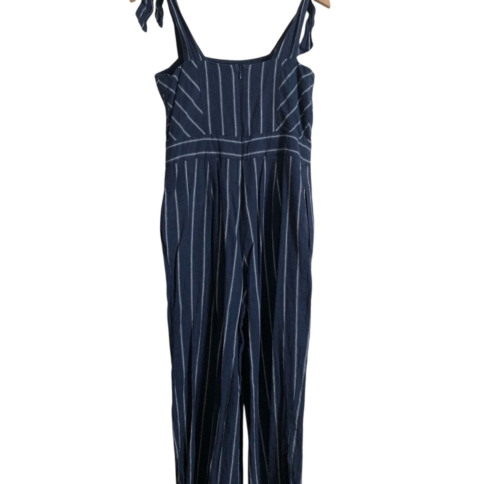 Other Rachel by Rachel Roy Kate Blue White Stripe Romper Jumpsuit Size 28" / US 6 / IT 42 - 1 Thumbnail