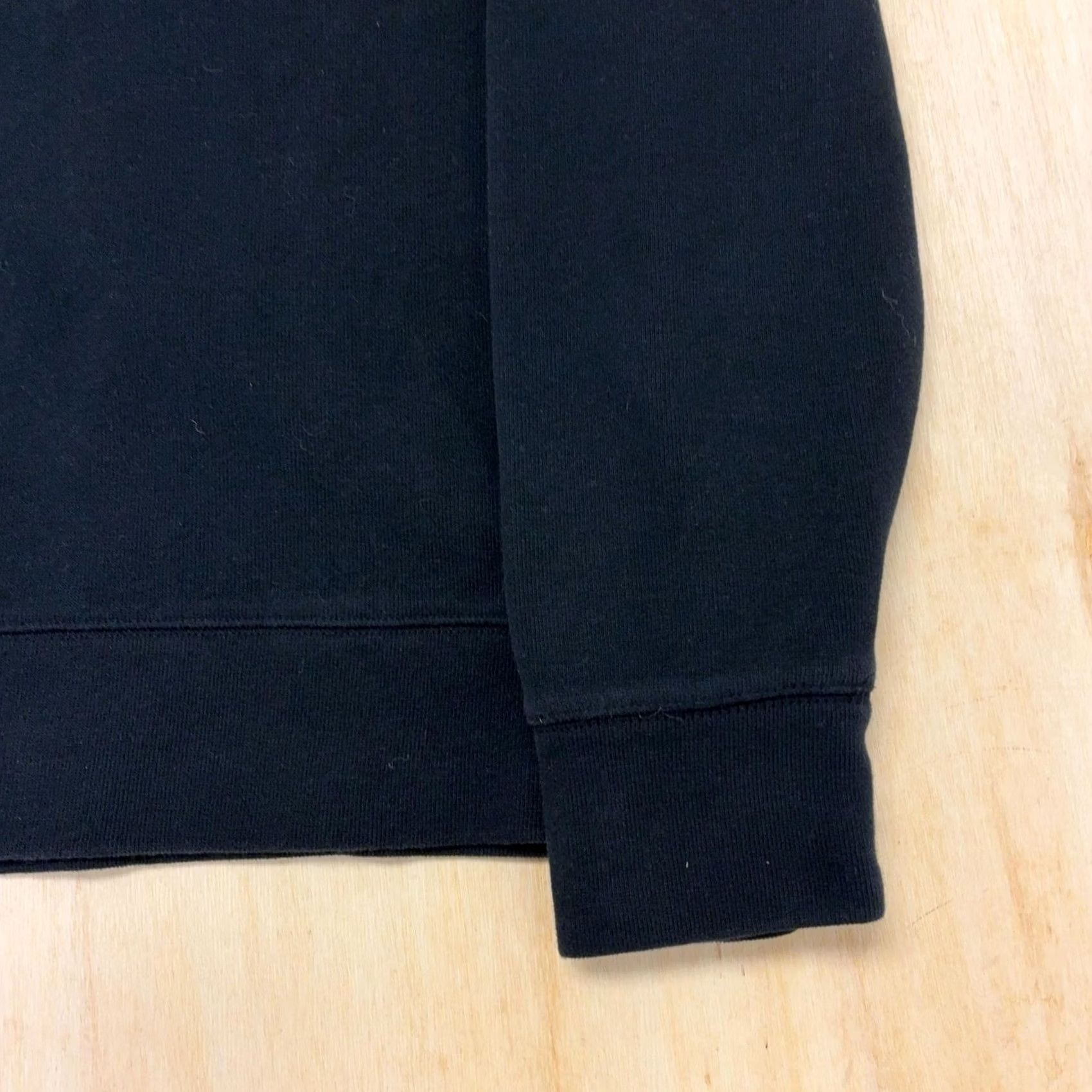 Banana Republic Banana Republic Sweatshirt Mens XL Black Fleece 1/4 Zip Mock Neck Pullover Logo Size US XL / EU 56 / 4 - 2 Thumbnail