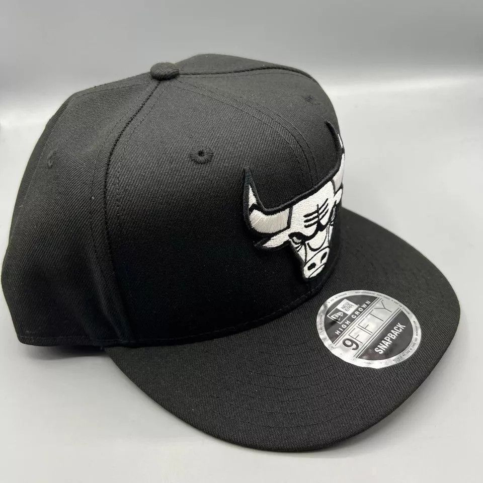 New Era Chicago Bulls Hat Men High Crown 9Fifty New Era SnapBack Cap Size ONE SIZE - 3 Thumbnail