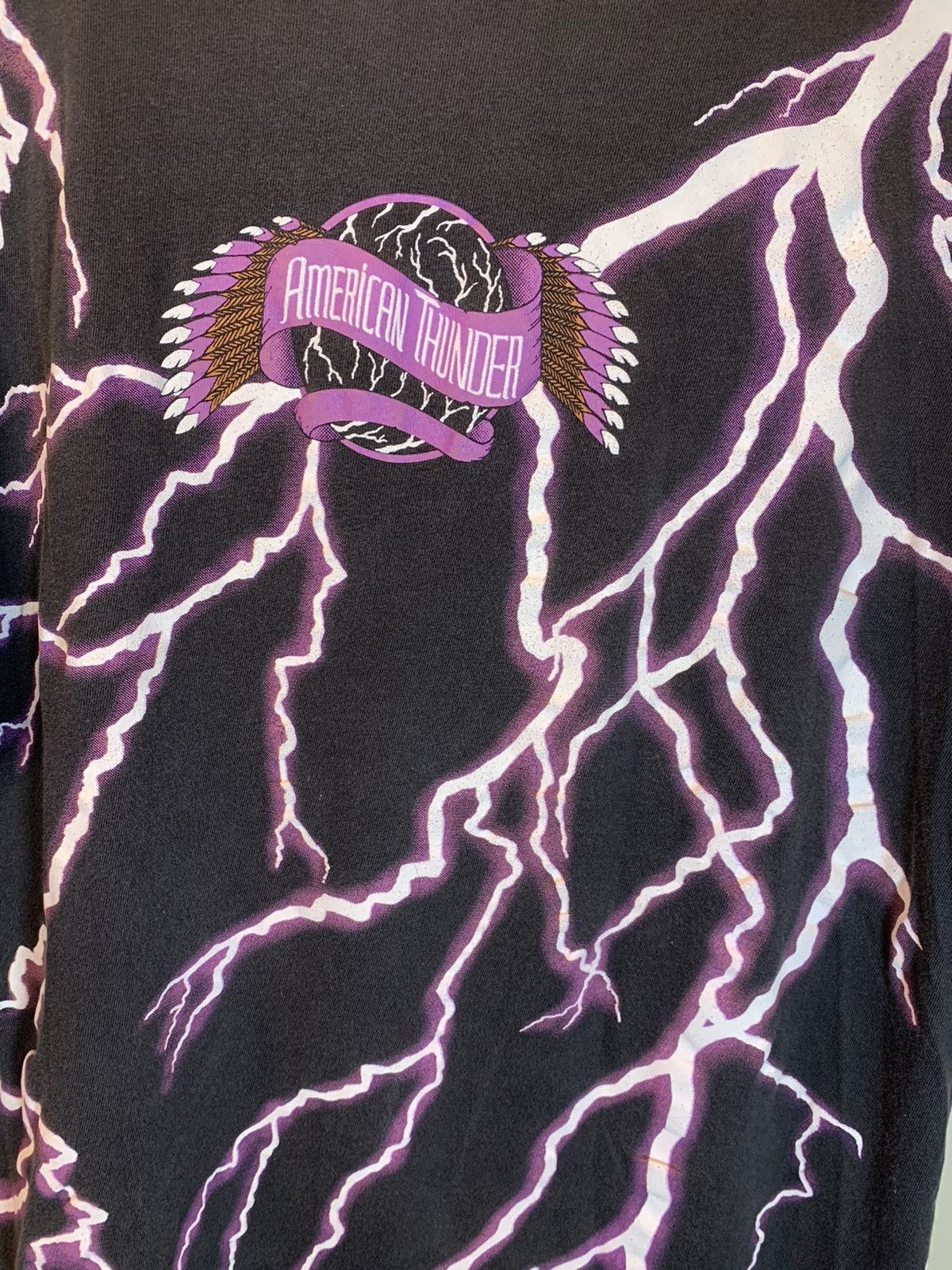 Vintage RARE* Vintage 90s American Thunder Feel The Wind Eagle Shirt Size US L / EU 52-54 / 3 - 6 Thumbnail