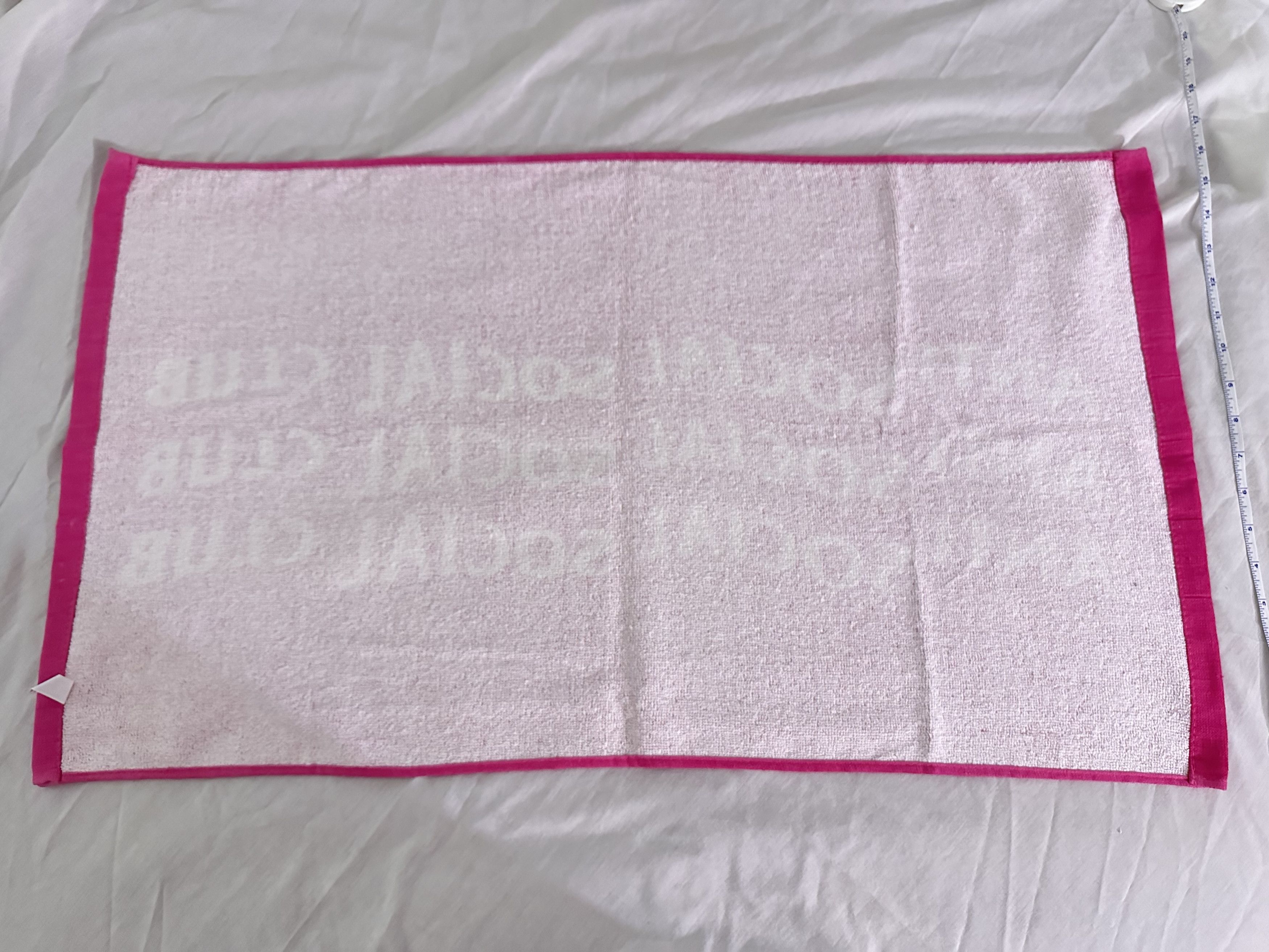 Anti Social Social Club Anti Social Social Club Hand Towel Pink Brand New Size ONE SIZE - 5 Thumbnail