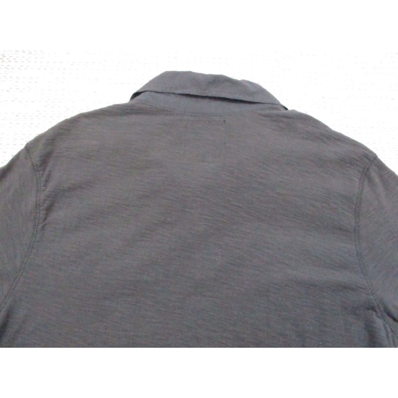 Vintage Modern Culture Polo Shirt Mens L Gray Concrete Wash Pocket Button Casual Shirt Size US L / EU 52-54 / 3 - 7 Thumbnail