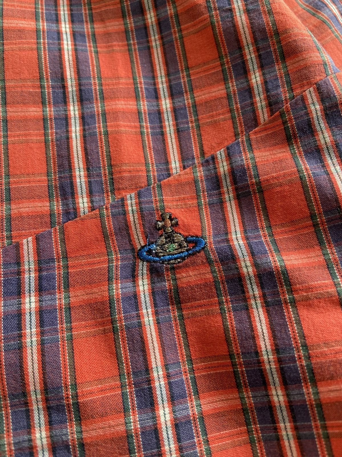 Vivienne Westwood 2000s Vivienne Westwood Man - Asymmetrical Patchwork Shirt Size US L / EU 52-54 / 3 - 4 Thumbnail