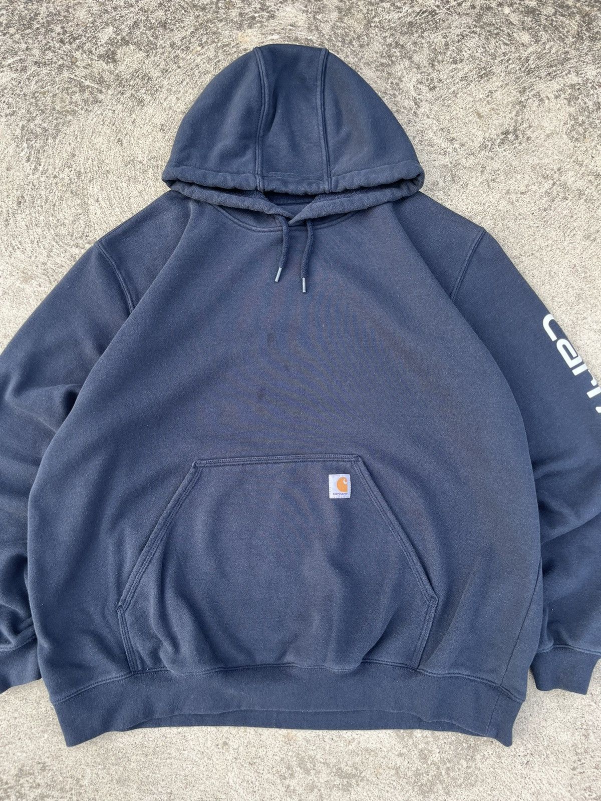 Carhartt Vintage Y2K Carhartt Work Hoodie Original Fit Size US XXL / EU 58 / 5 - 2 Thumbnail