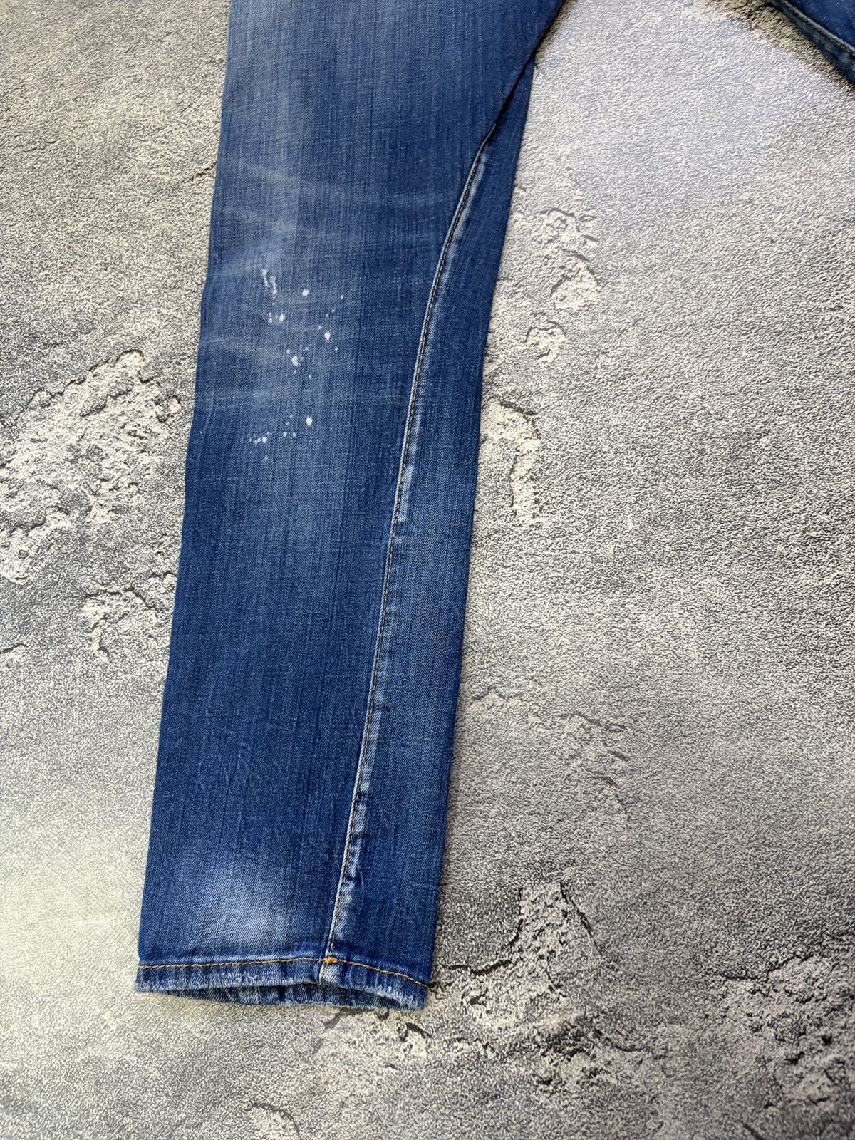 Dsquared2 DSQUARED2 Archive Distressed Patchwork Paint Blue Jeans 48 Size US 32 / EU 48 - 9 Thumbnail