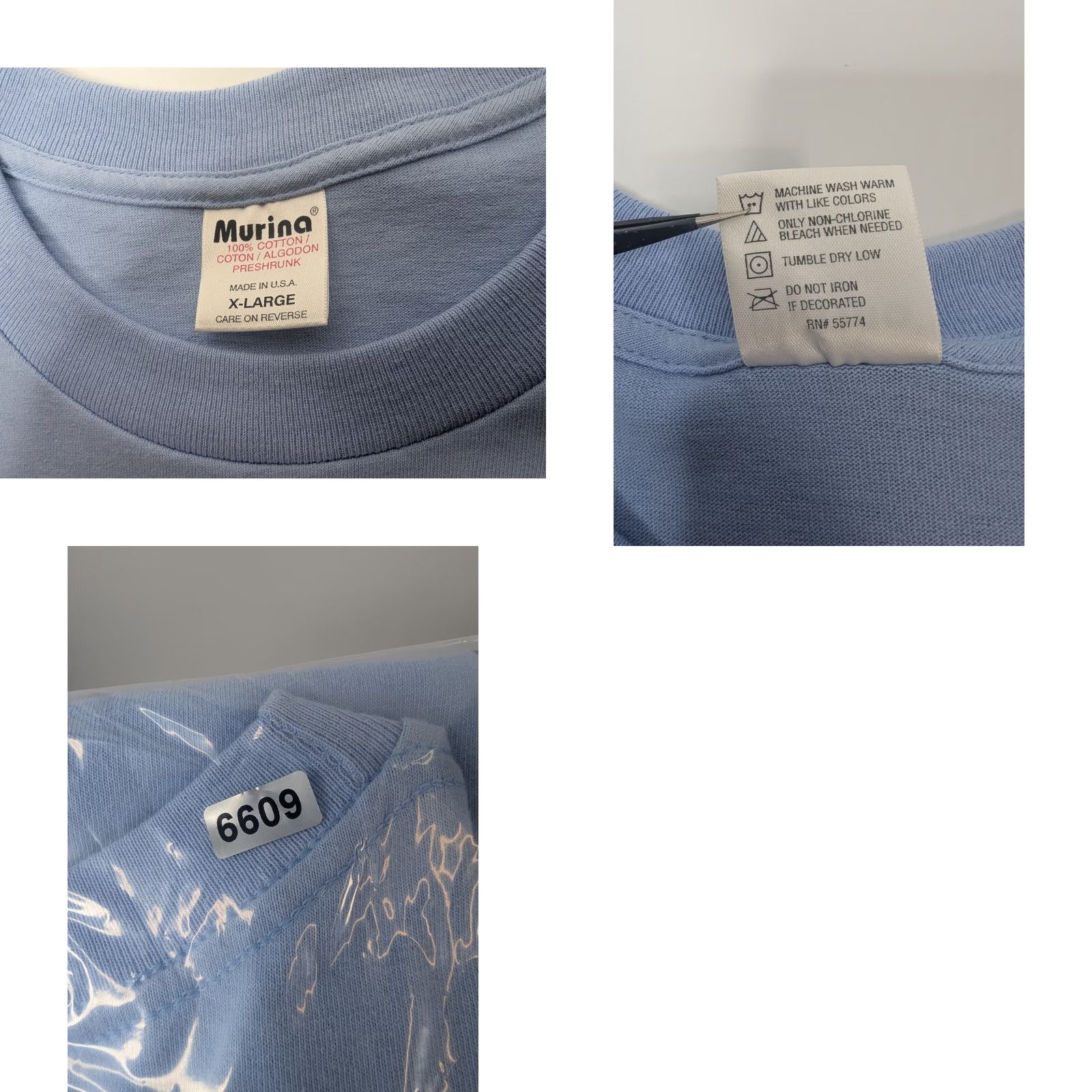 Vintage VINTAGE Murina T-Shirt - APWU American Postal Workers Union MLK LA Logo 80s Cotton Crew Neck Short Sleeve XL Mens Blue Size US XL / EU 56 / 4 - 8 Thumbnail