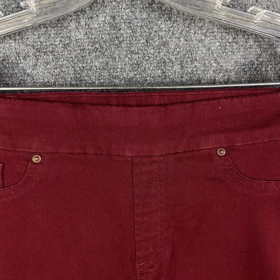 Chicos Chico's Jegging Women's 2R Pull On Ankle Stretch Red Size 30" / US 8 / IT 44 - 2 Thumbnail