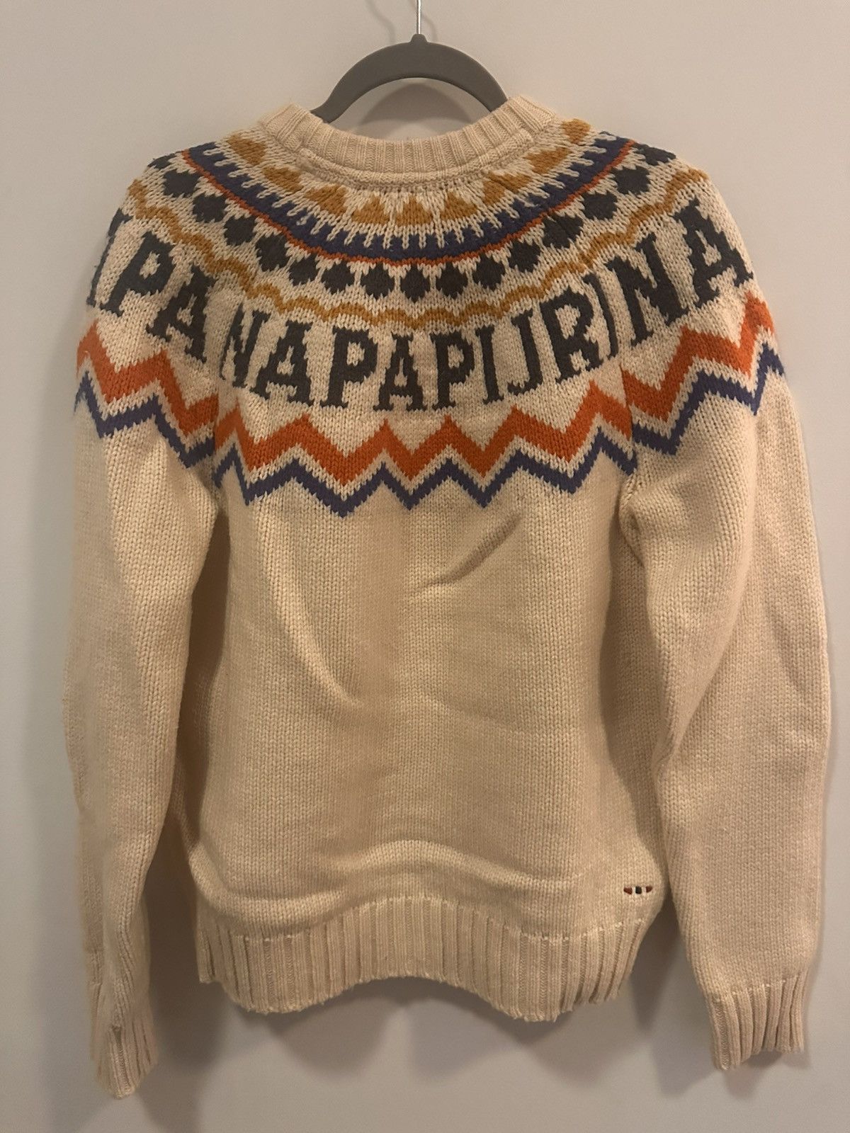 Napapijri NAPAPIJRI Dune Fair Isle Knit In Neutrals Size US S / EU 44-46 / 1 - 2 Thumbnail